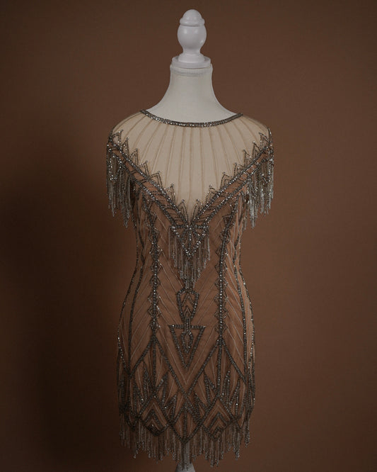 Bob Mackie FW 1991 Beaded Mini Dress (M)