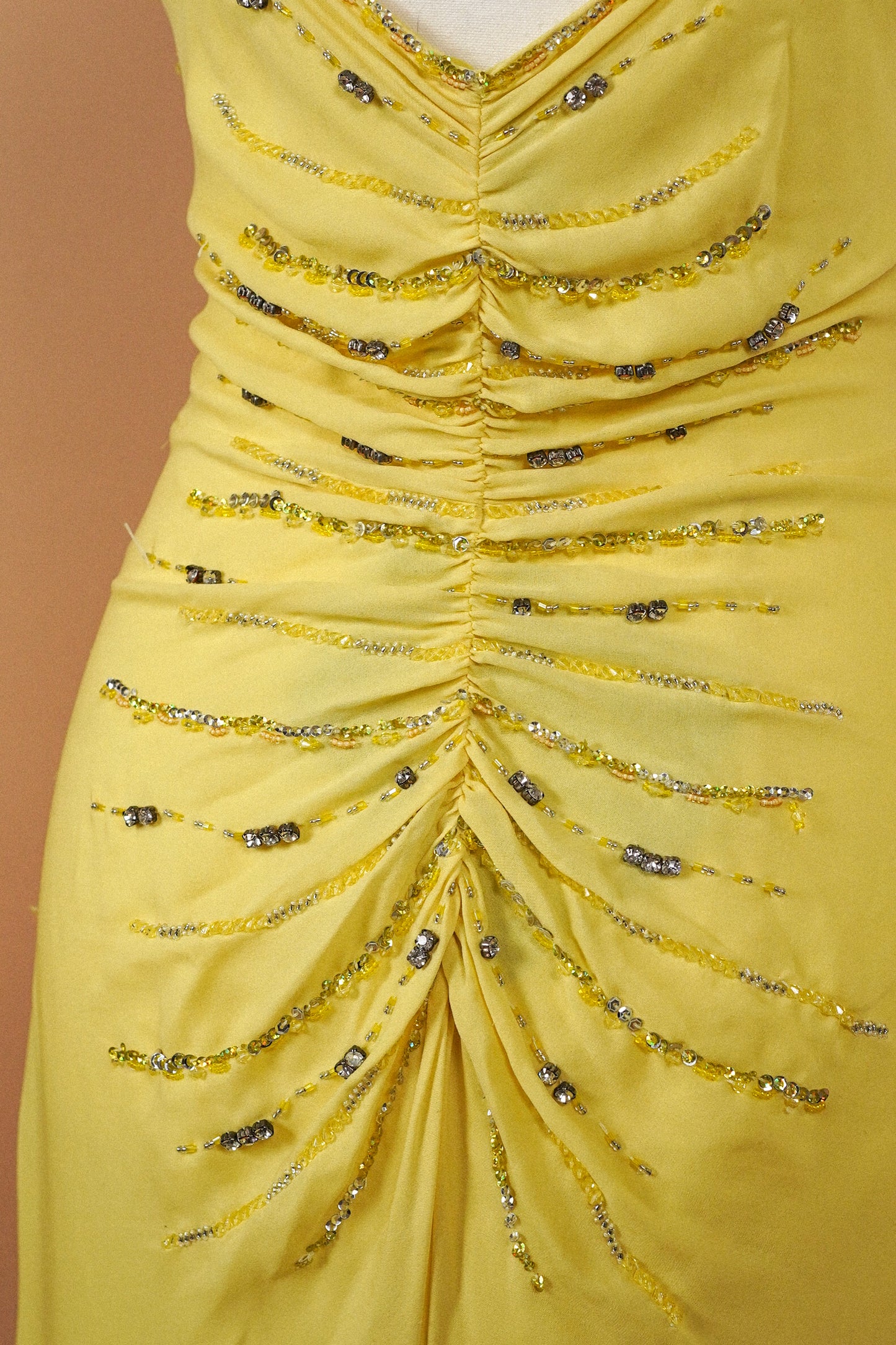 Roberto Cavalli Class Lemon Yellow Gown (M-L)