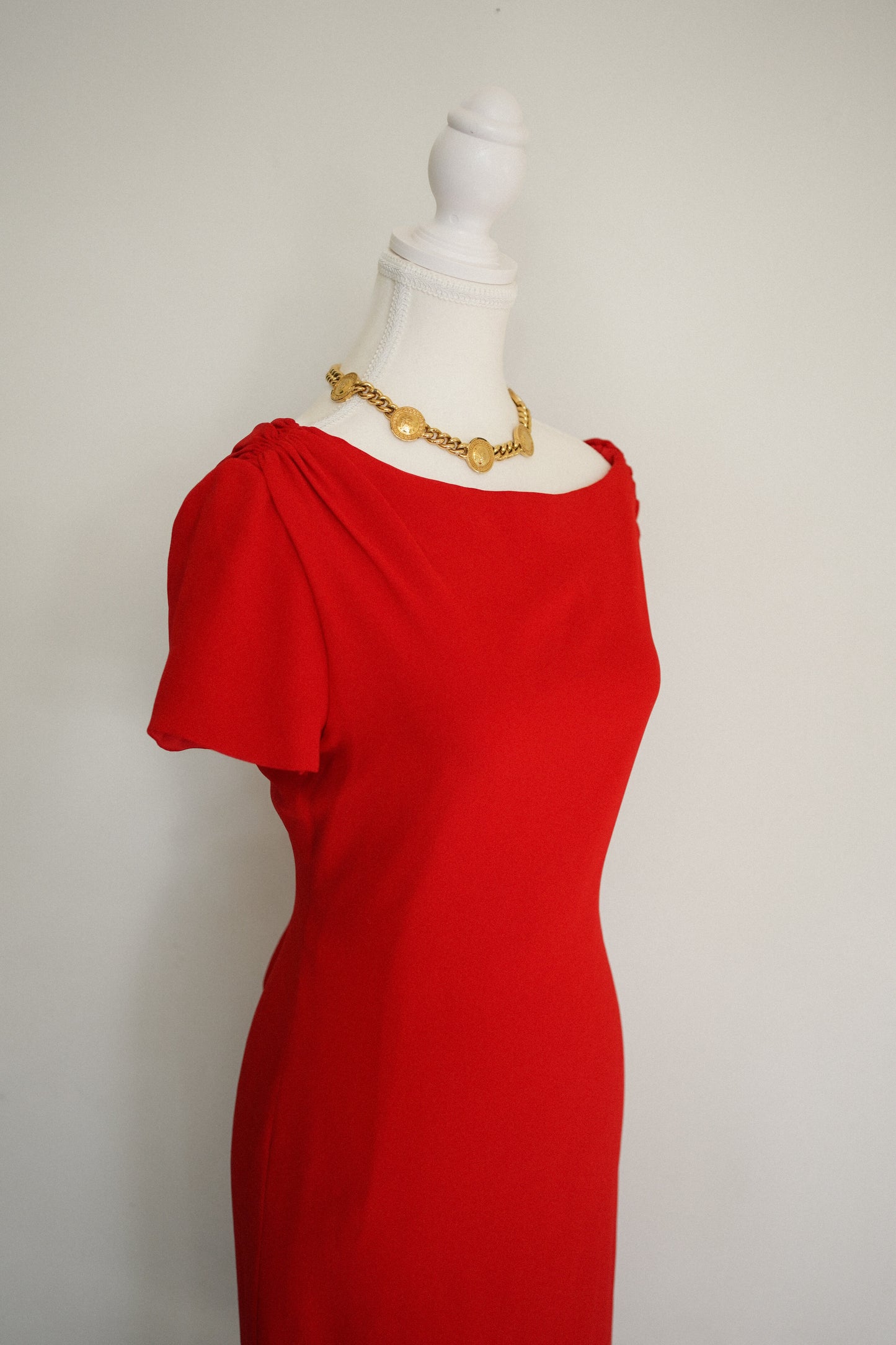 Vintage Valentino Red Cocktail Dress