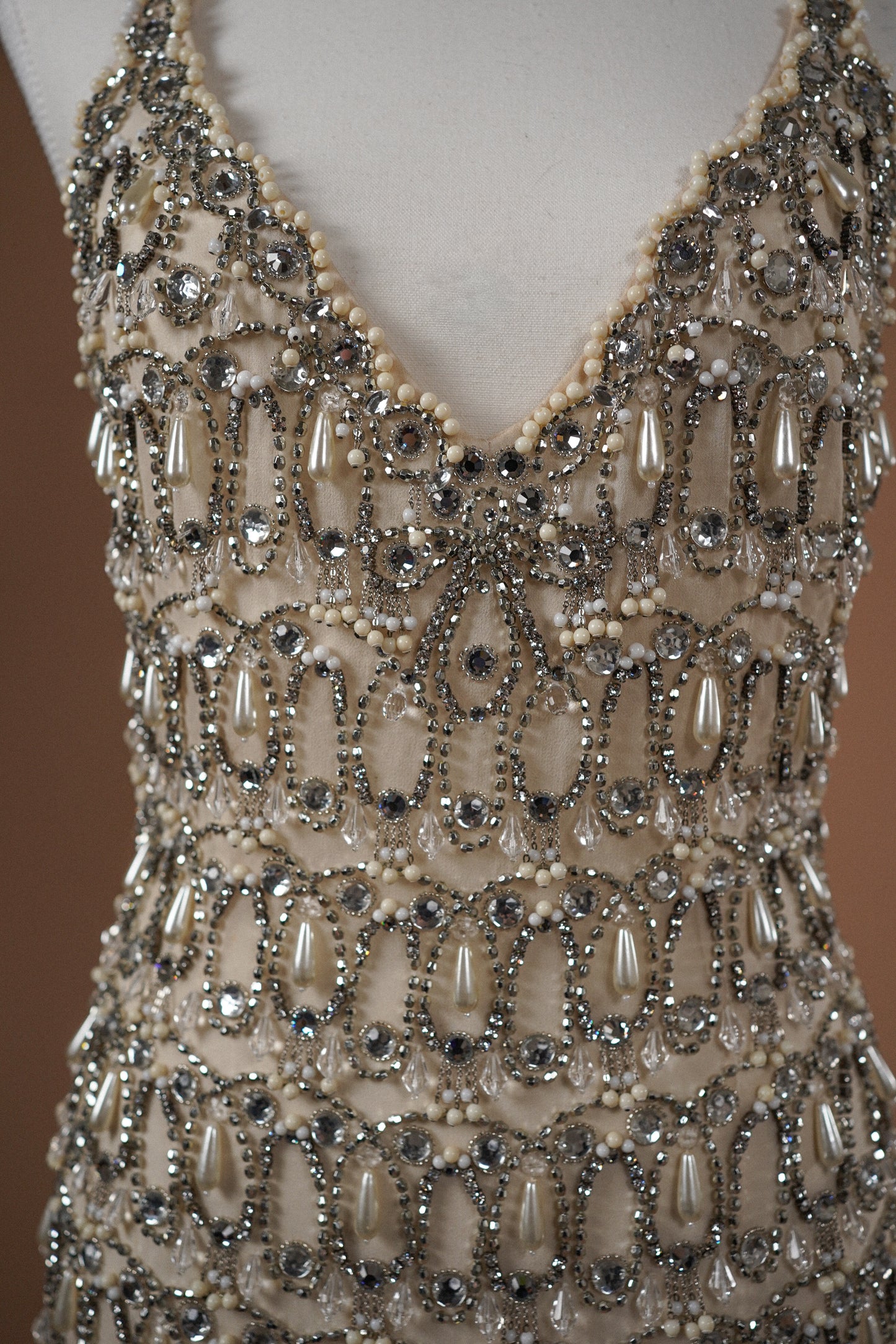 Jenny Packham Crystal Mini Dress