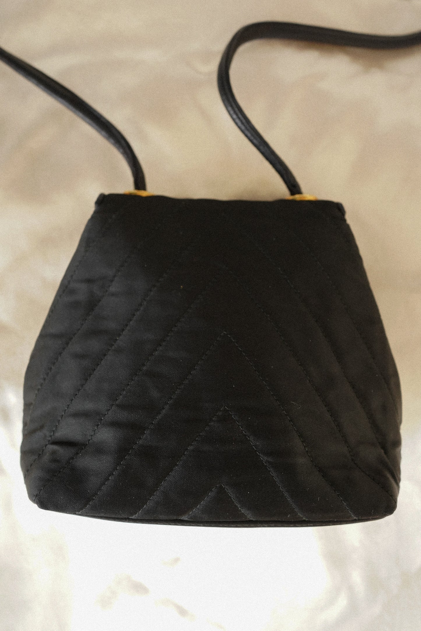 Vintage Chanel Satin Evening Bag