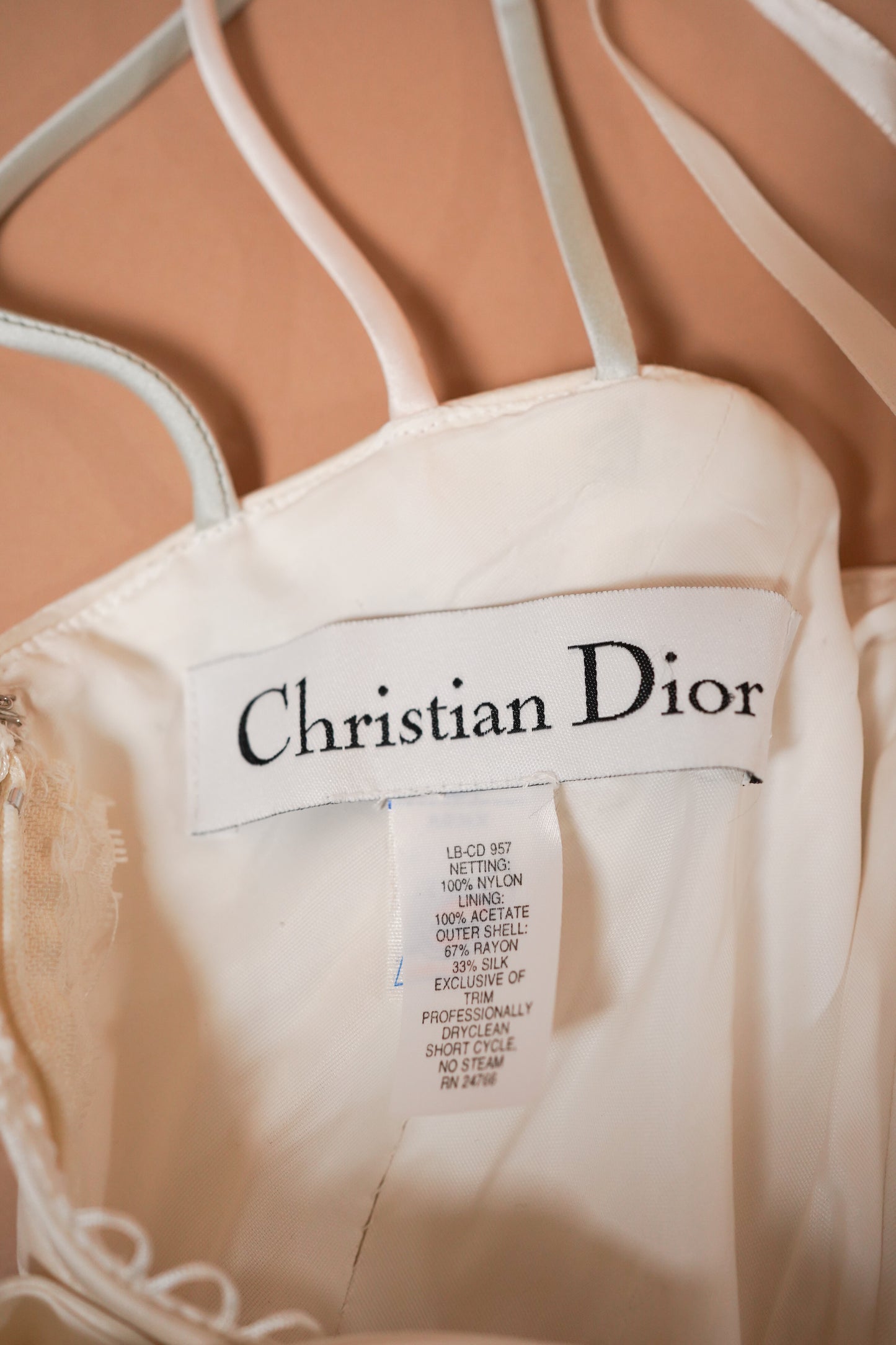 90’s Christian Dior Bridal Wedding Dress (S)