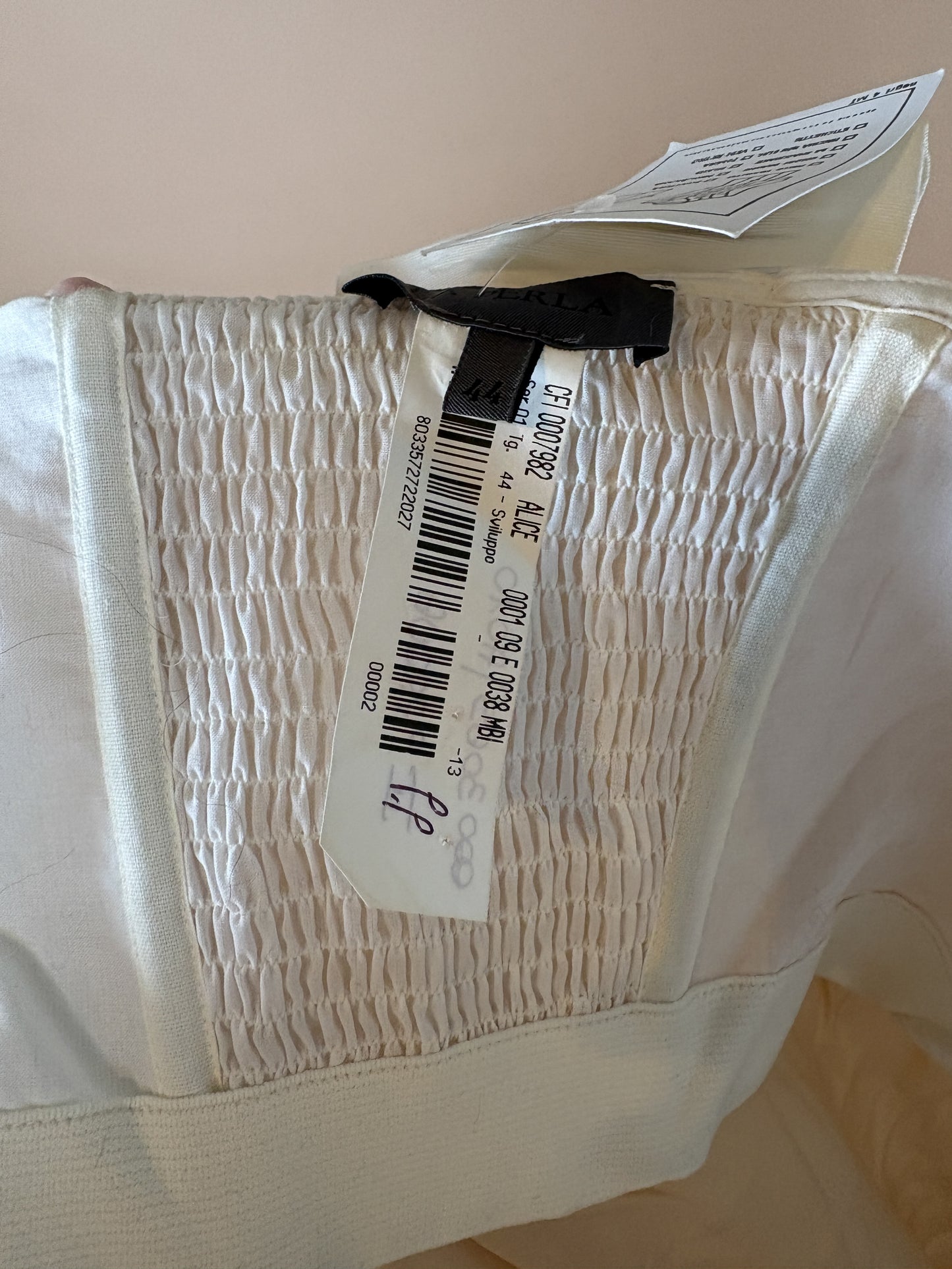 La Perla “Alice” Strapless Lace & Silk Bow Dress (M-L)