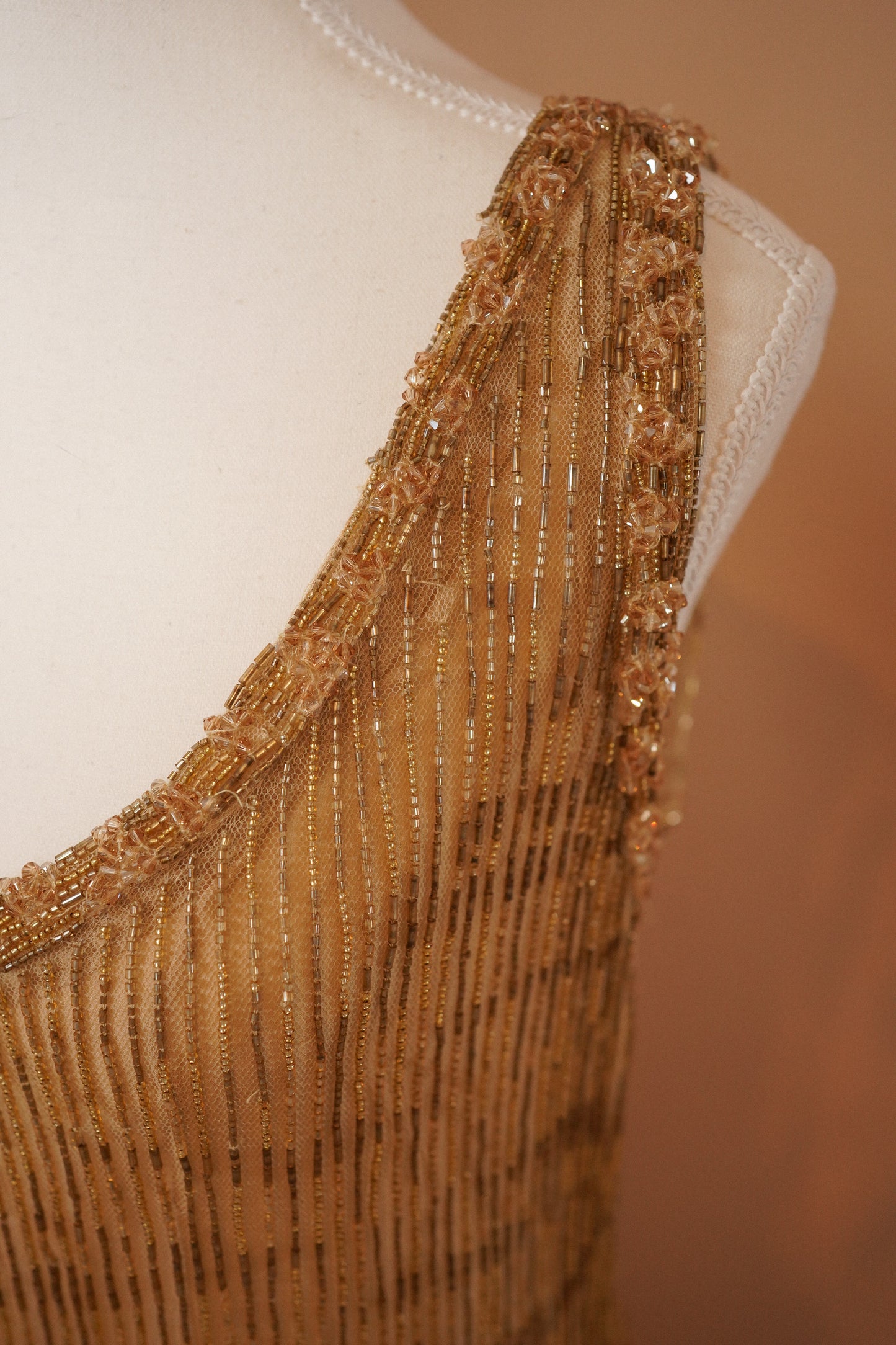 Roberto Cavalli Beaded Feather Dress (M-L)