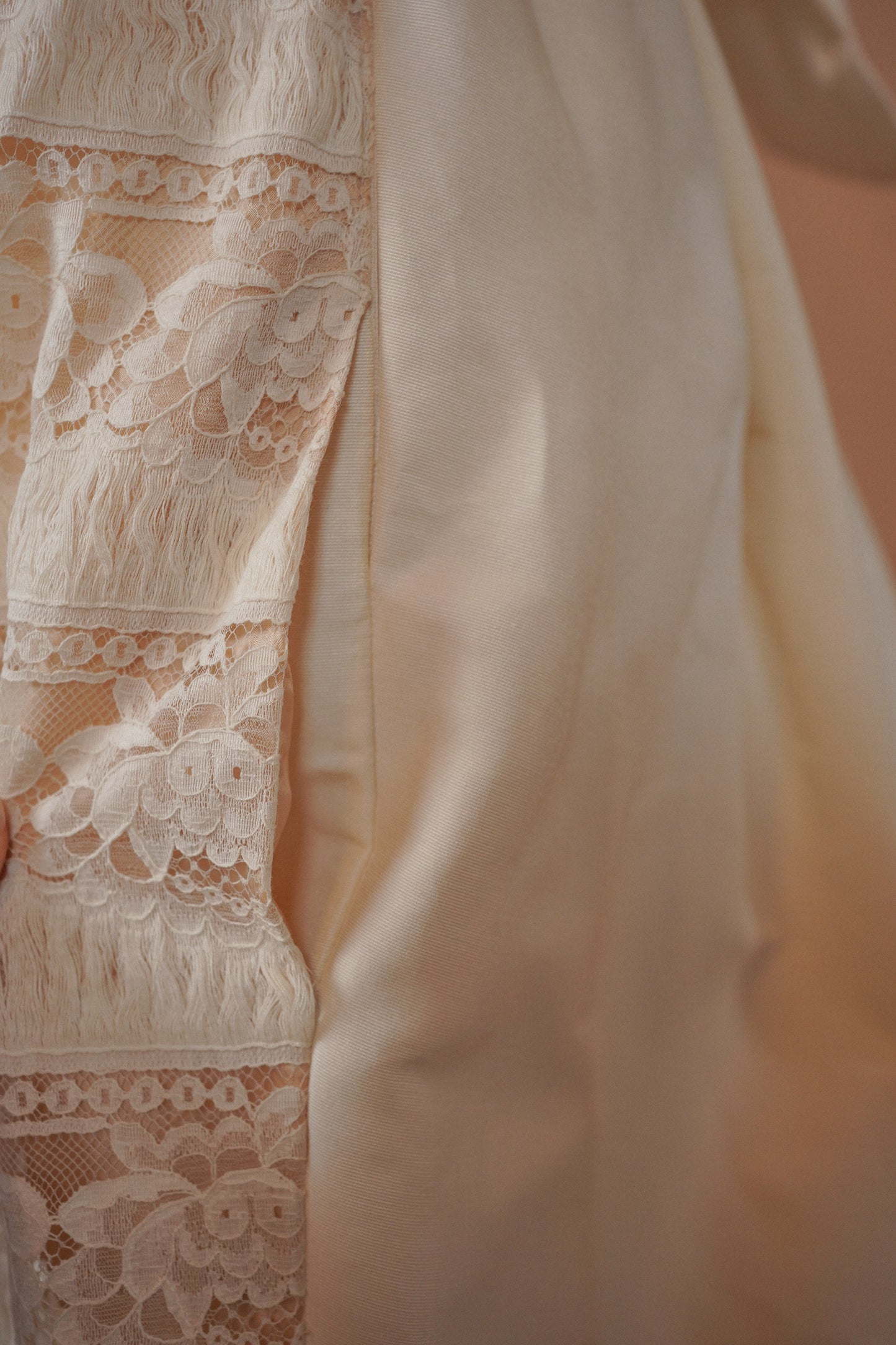 La Perla “Alice” Strapless Lace & Silk Bow Dress (M-L)