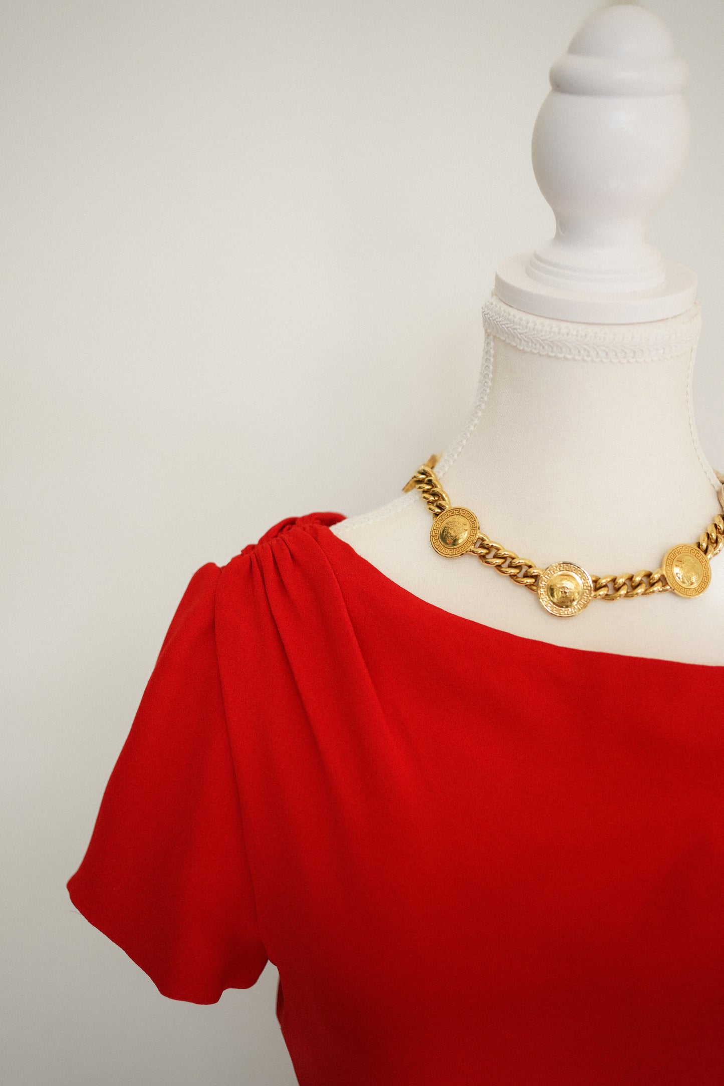 Vintage Valentino Red Cocktail Dress