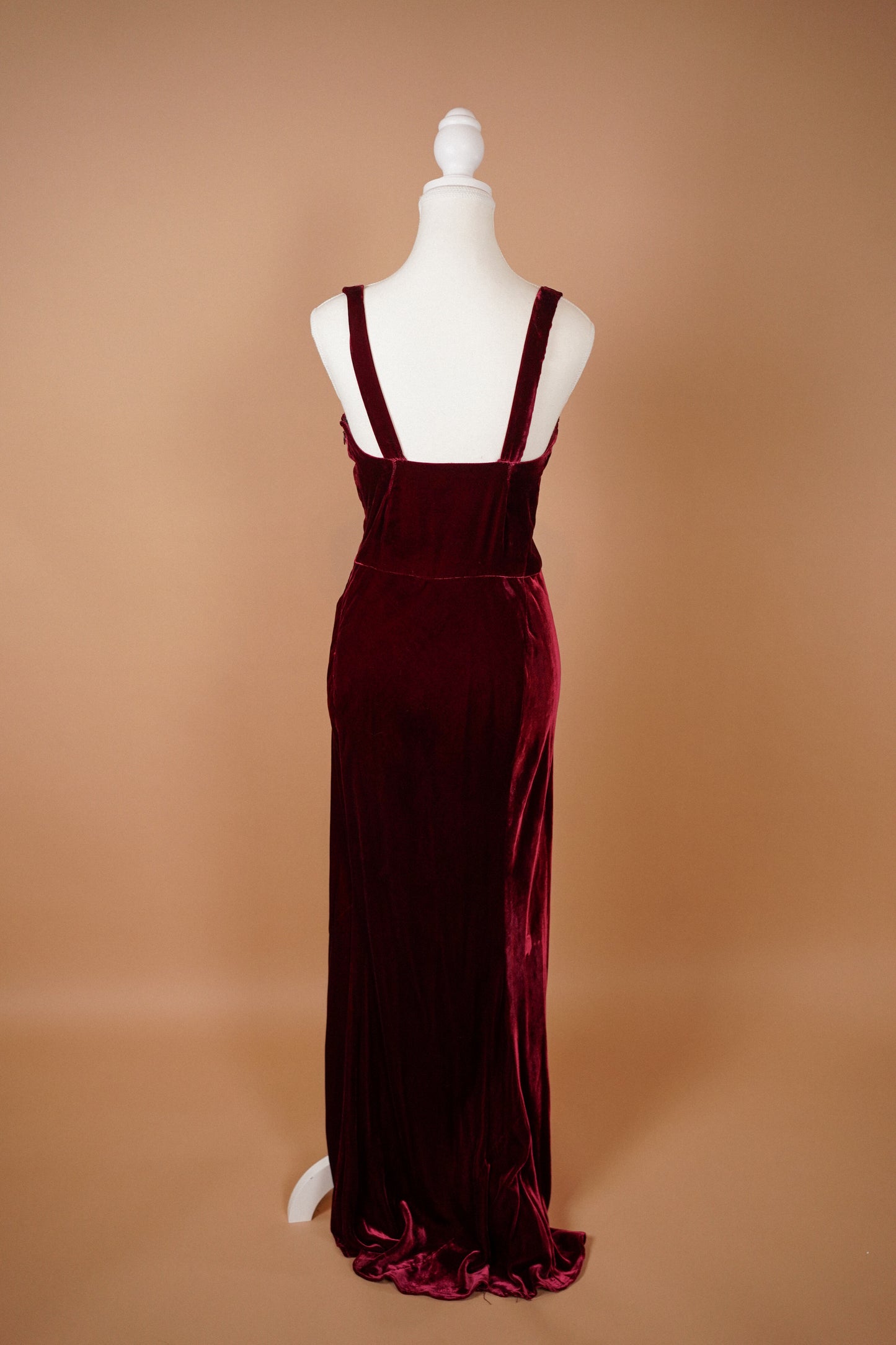 FW 2011 Runway Ralph Lauren Collection Velvet Dress (S-M)