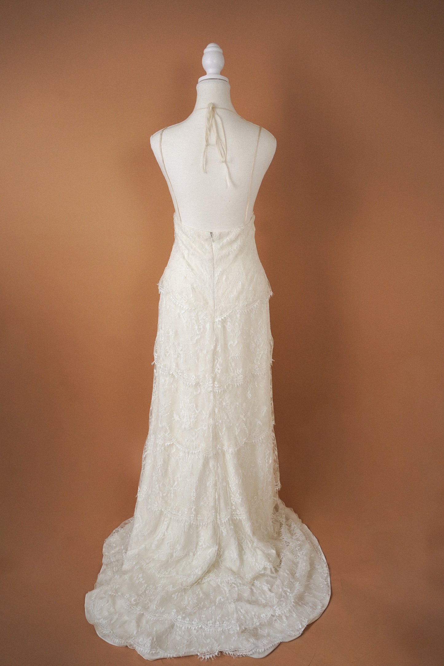 Blumarine Sposa Tiered Lace Gown (M-L)