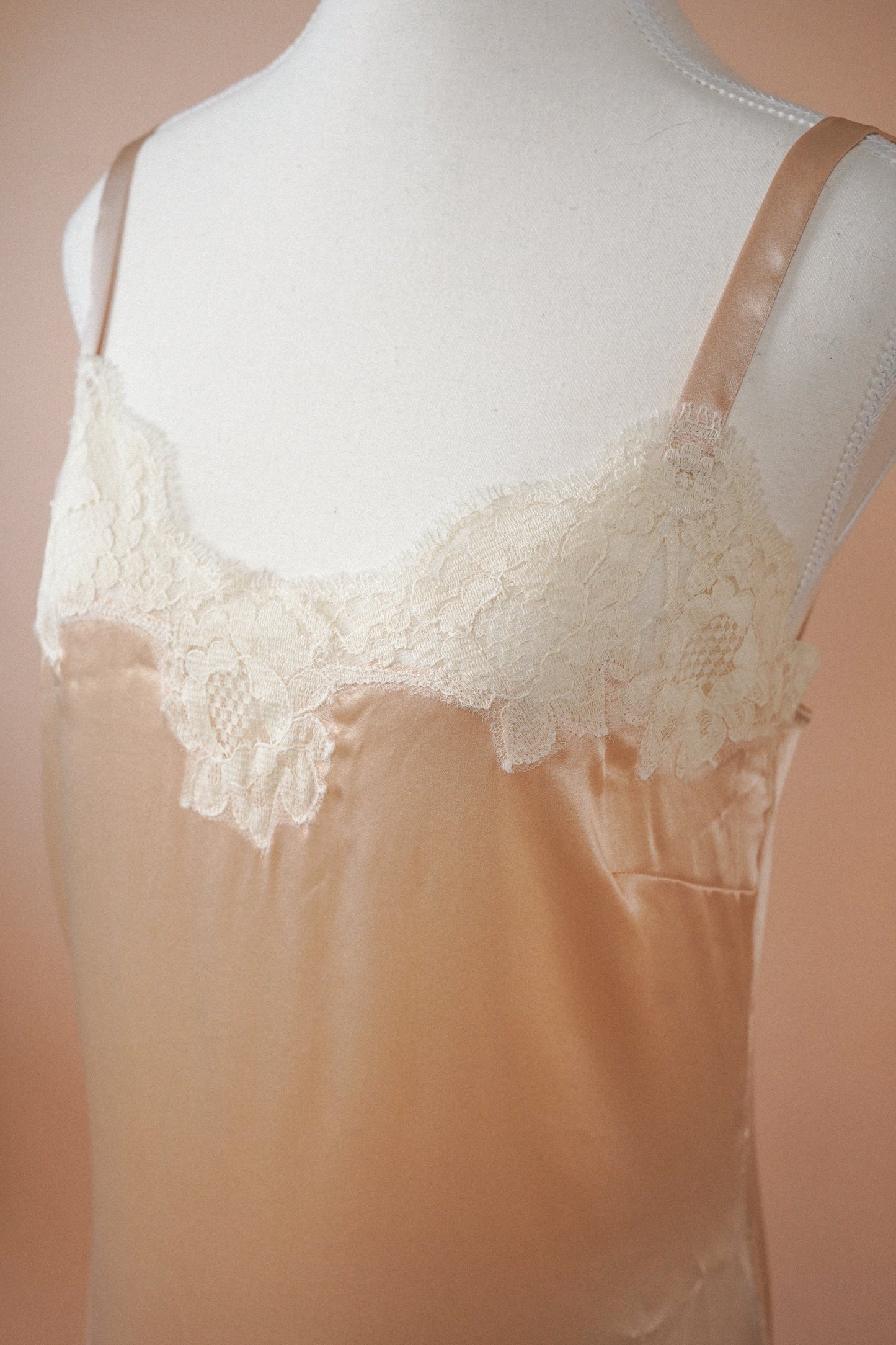 Dolce & Gabbana Champagne Silk Slip (M)