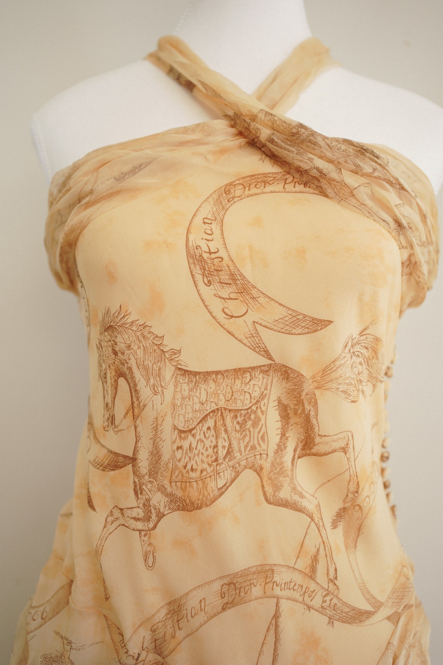 SS 2006 Christian Dior Dress - Runway Print