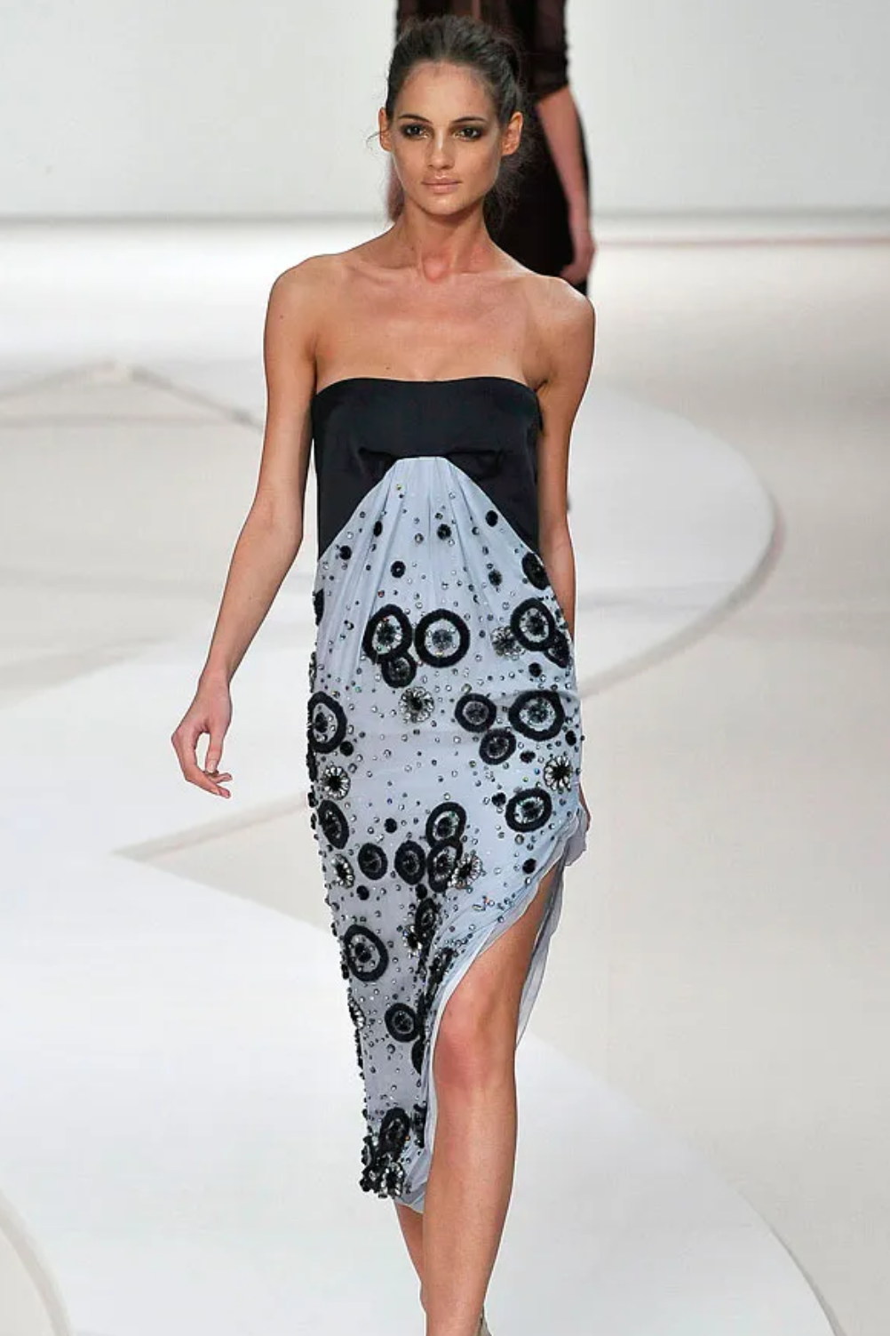 Valentino SS 2009 Blue Silk Runway Dress (M-L)