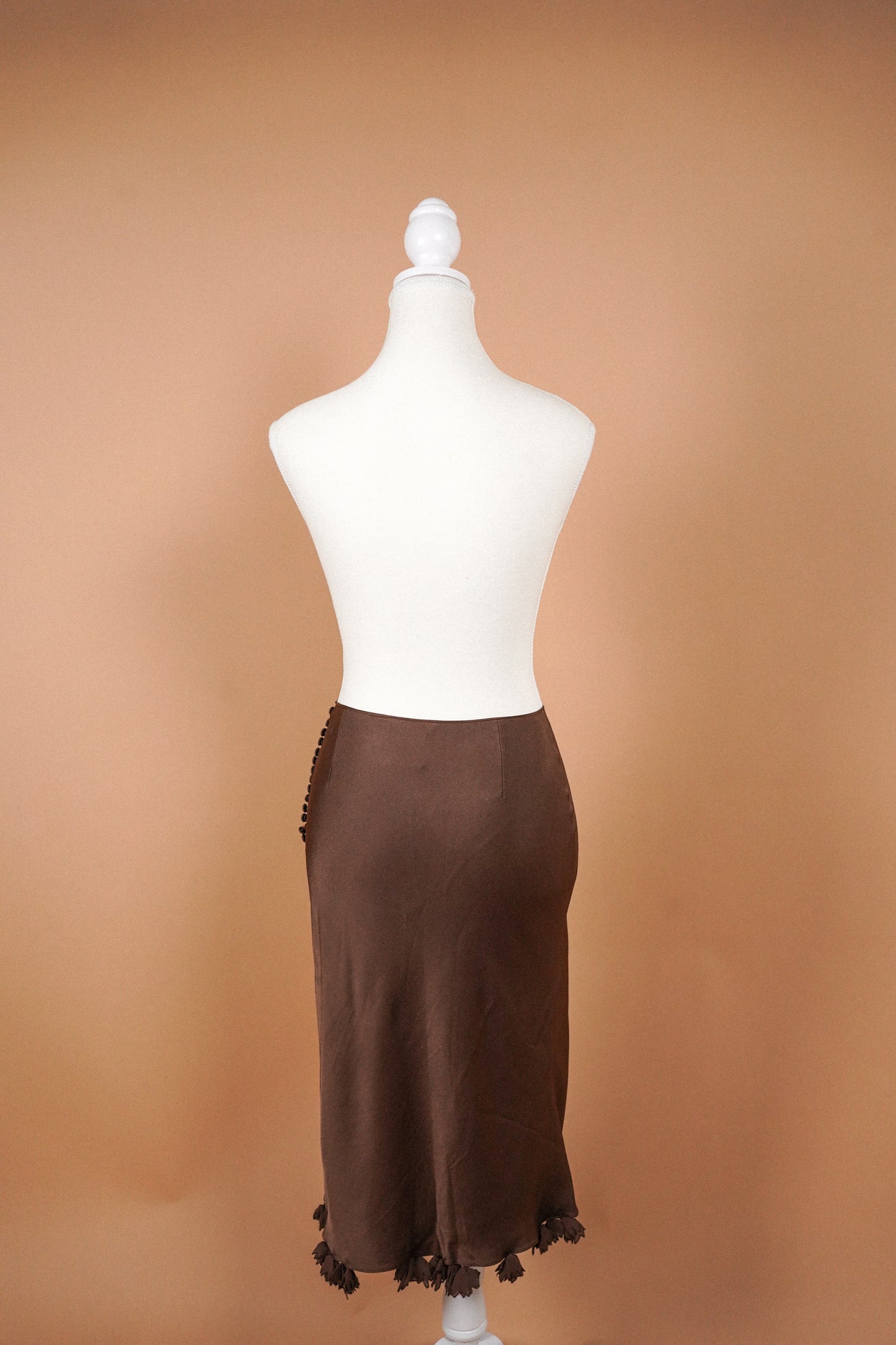 John Galliano SS 2001 Chocolate Brown Skirt (S)