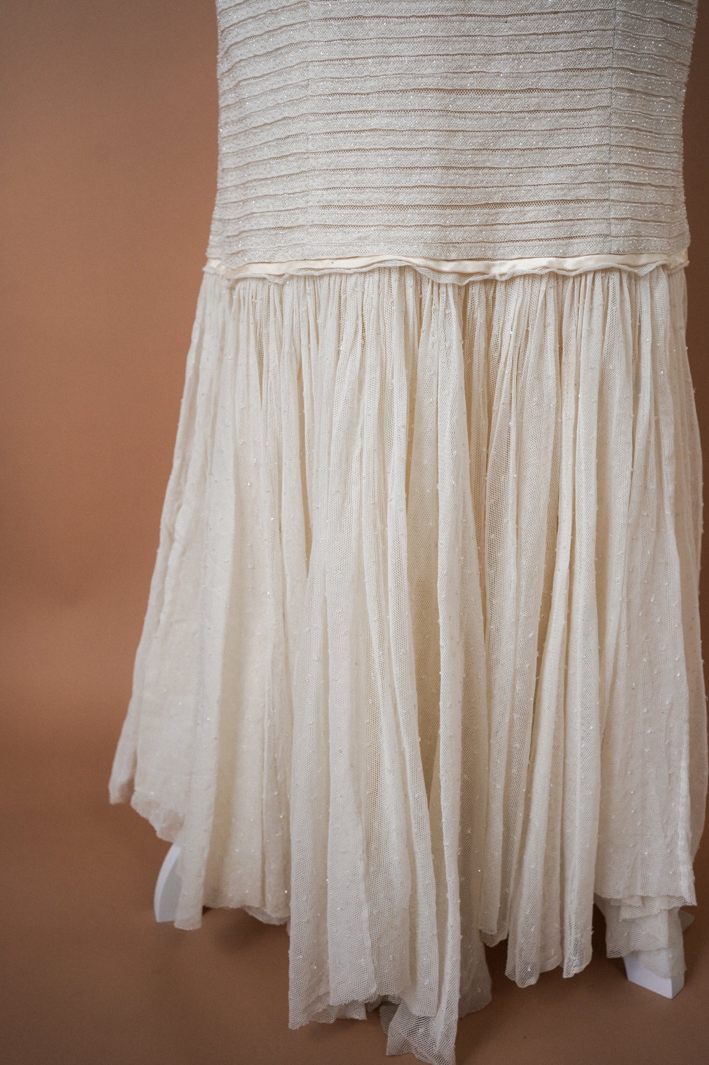 Fall 2005 Runway Ralph Lauren Collection Beaded Ivory Gown (S)