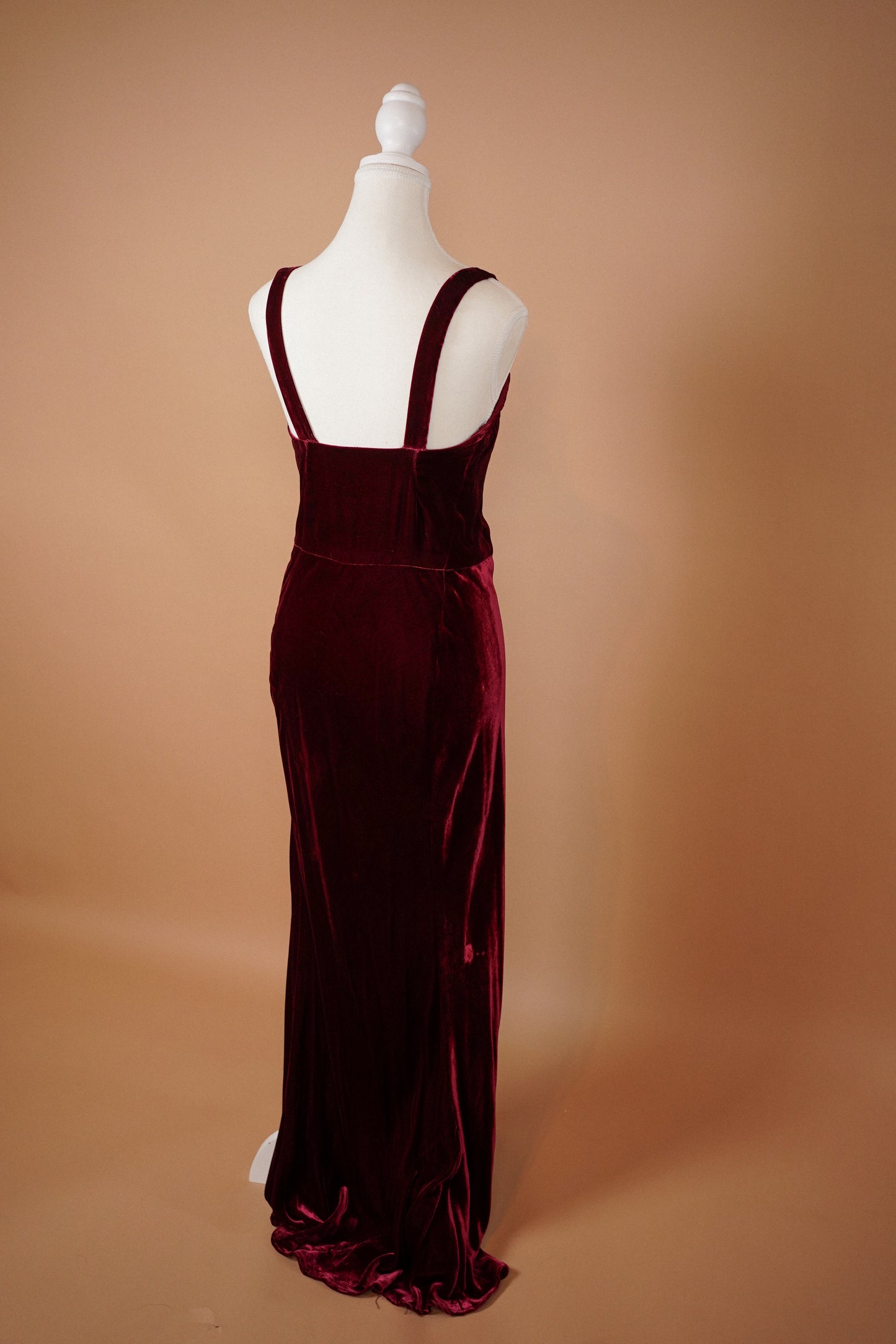 FW 2011 Runway Ralph Lauren Collection Velvet Dress (S-M)