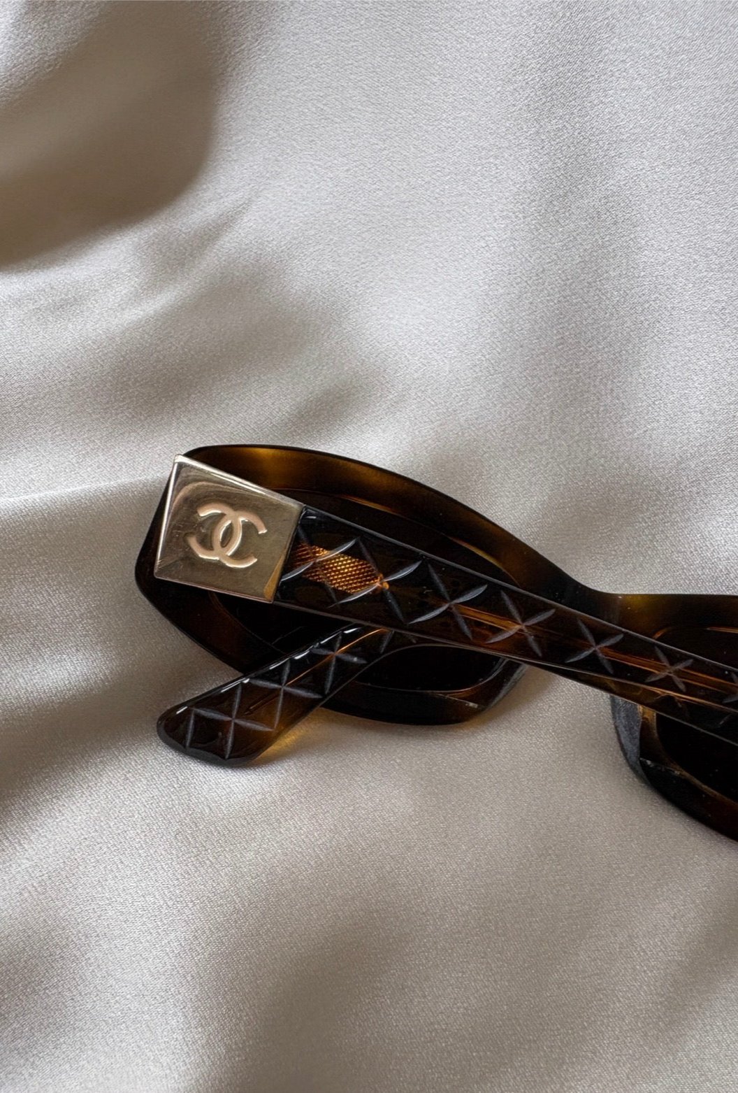 Vintage Chanel Tortoiseshell Sunglasses