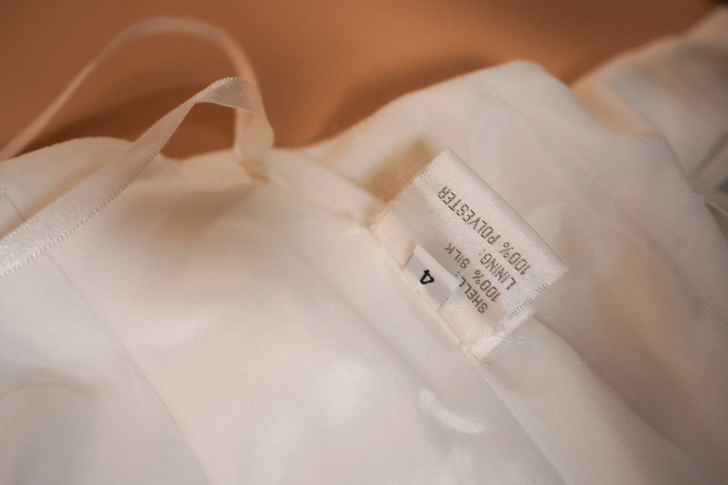 Bliss by Monique Lhuillier Ivory Silk & Tulle Strapless Wedding Gown (4)