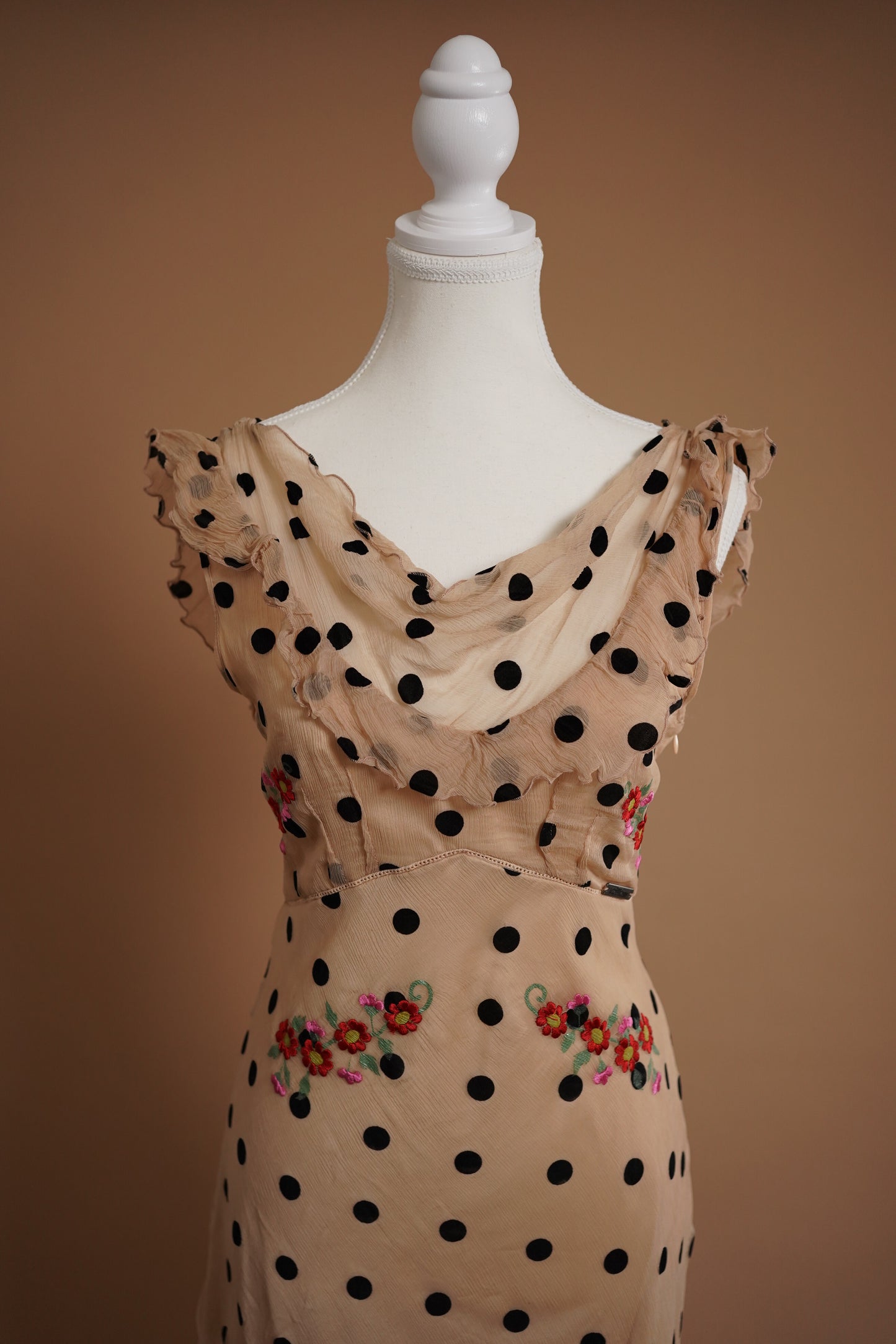 Galliano 2008 Ad Campaign Polka Dot Dress