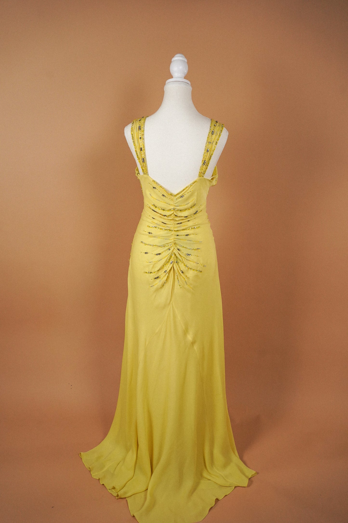 Roberto Cavalli Class Lemon Yellow Gown (M-L)