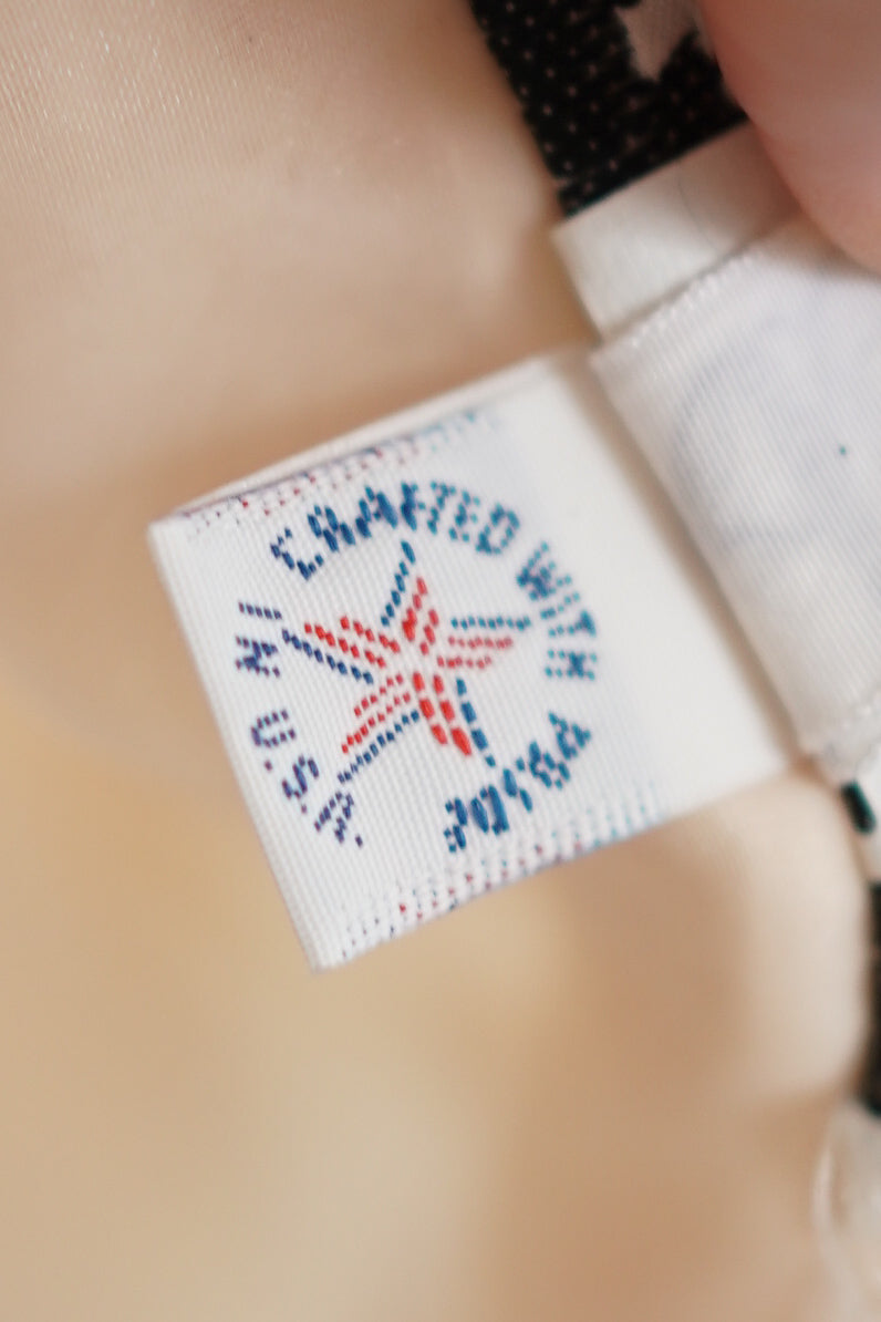 Vintage Victor Costa Puff Sleeve Ivory Wedding Gown