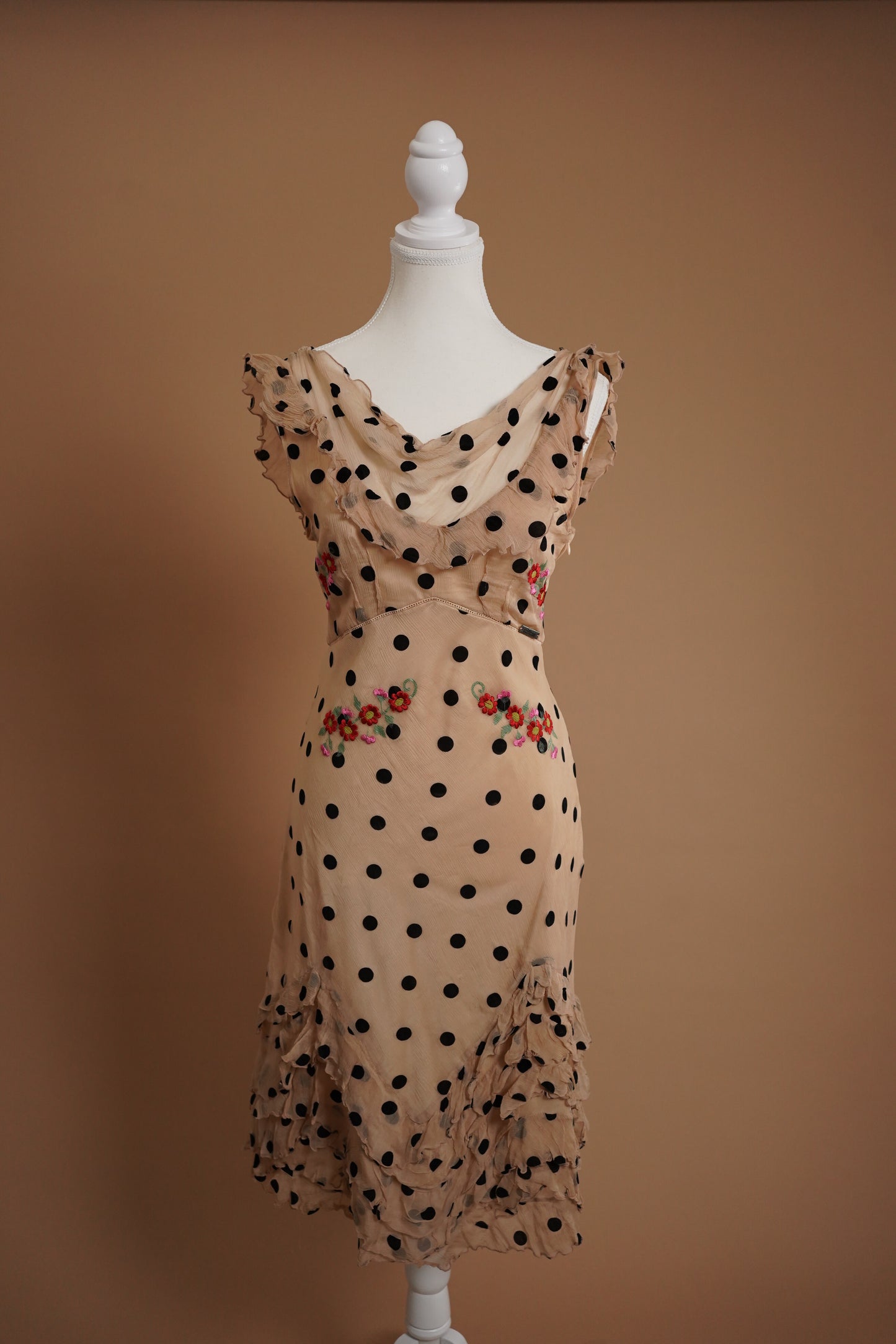 Galliano 2008 Ad Campaign Polka Dot Dress