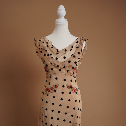 Galliano 2008 Ad Campaign Polka Dot Dress