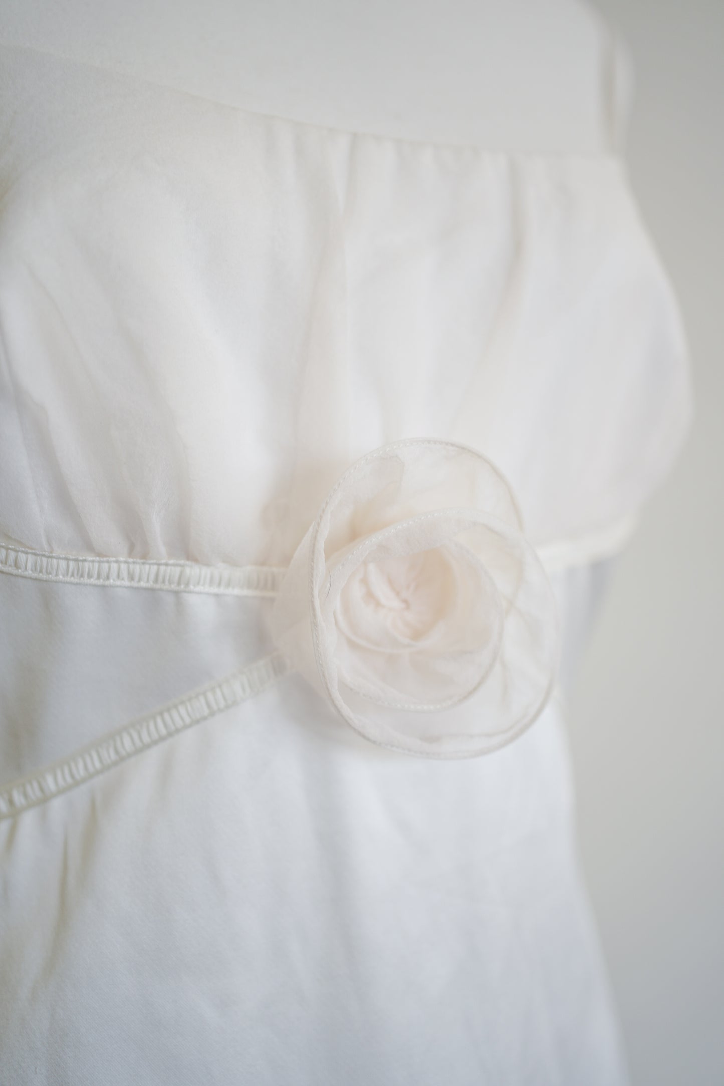 Max Mara Rosette Wedding Dress