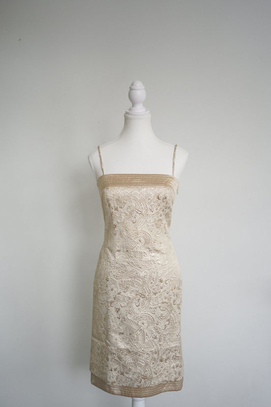Escada Couture Brocade Dress (S)