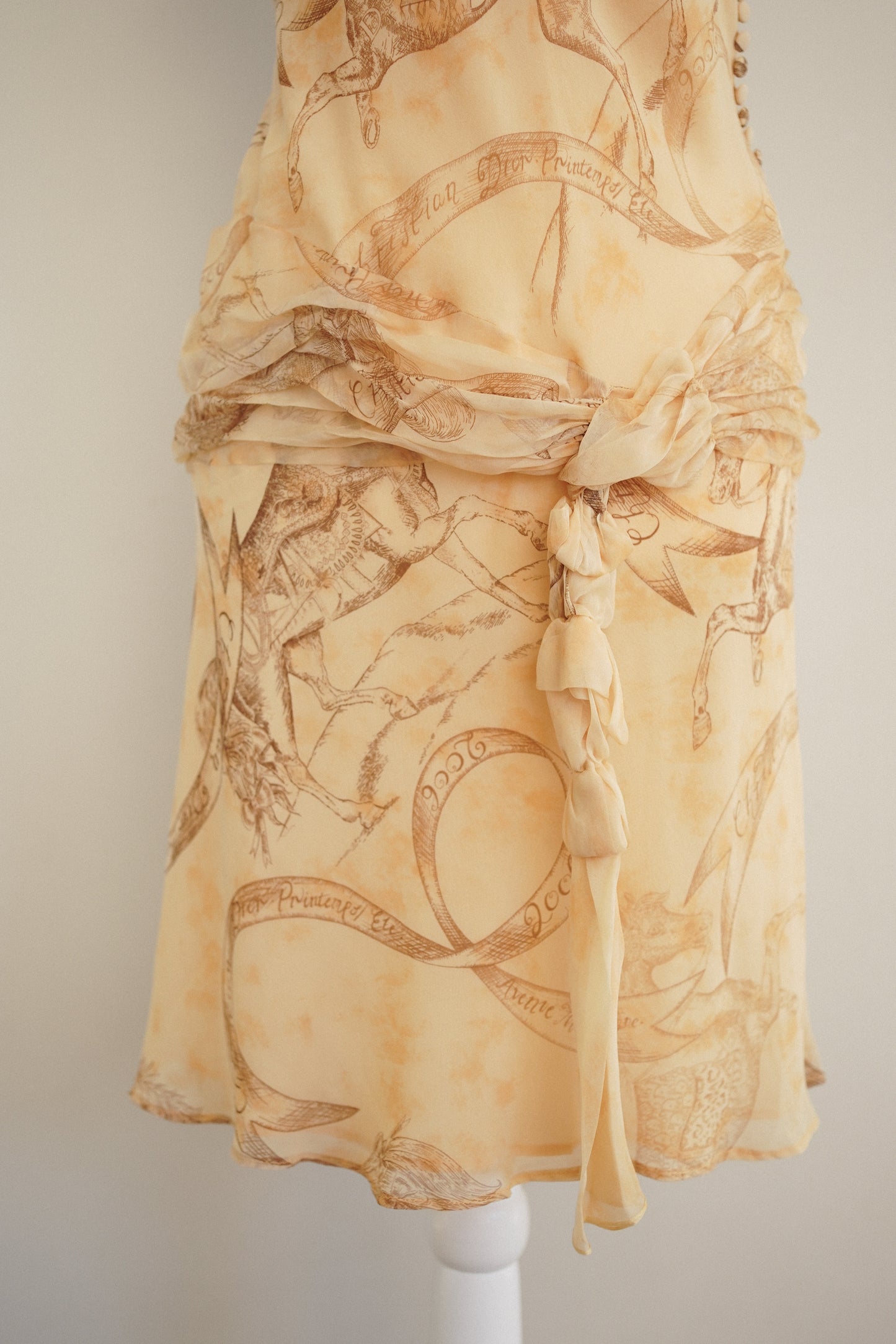 SS 2006 Christian Dior Dress - Runway Print