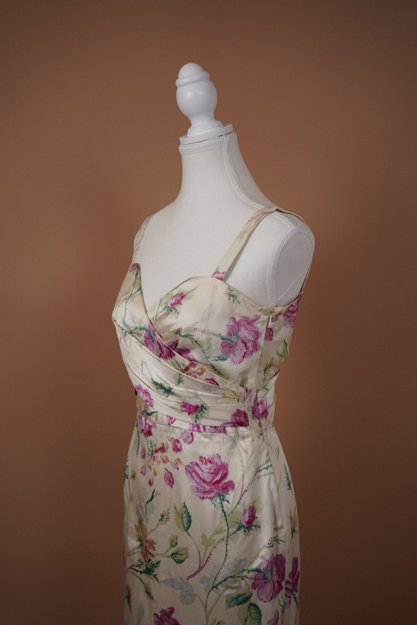 Christian Dior Cream & Floral Dress