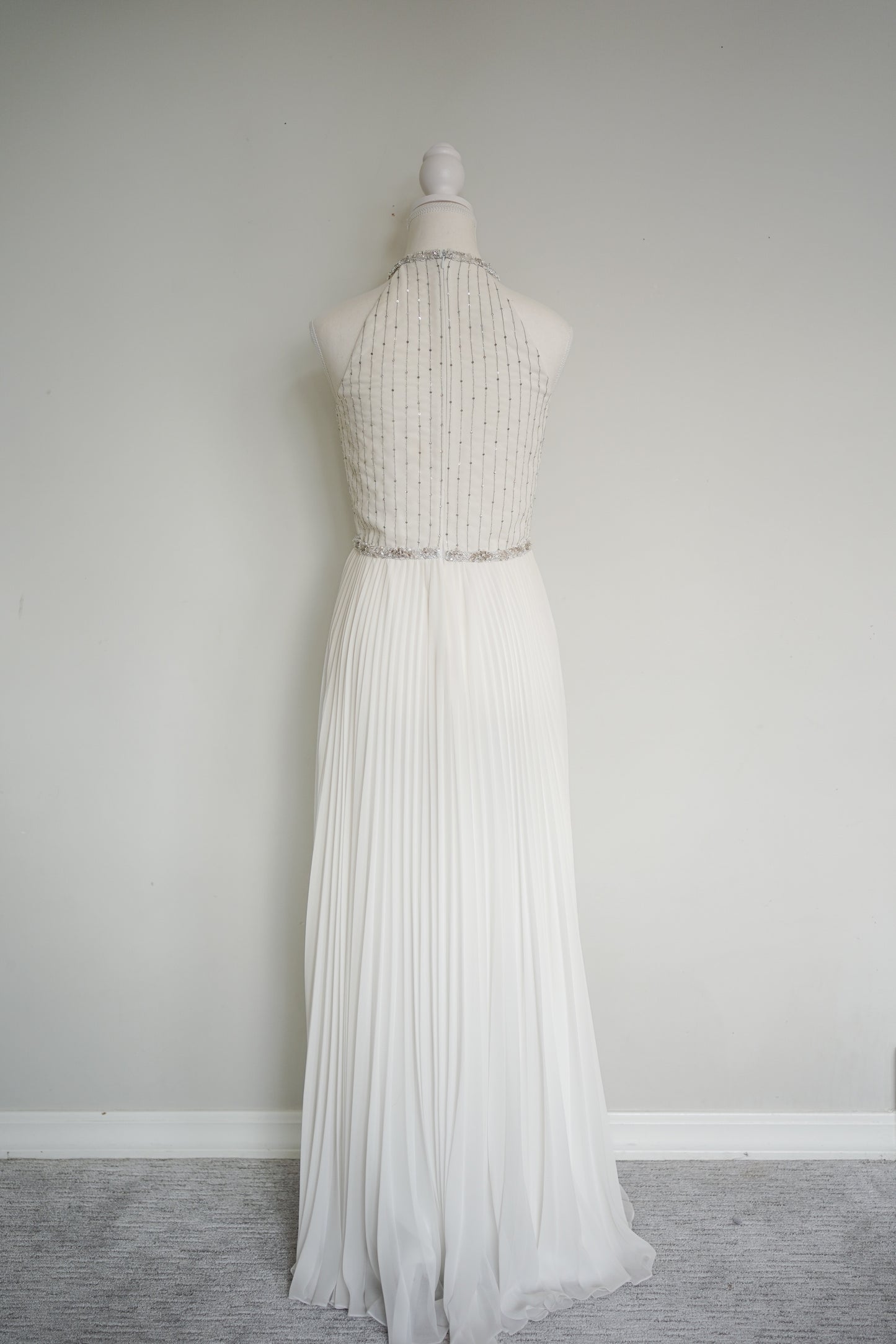 Escada Beaded Ivory Gown