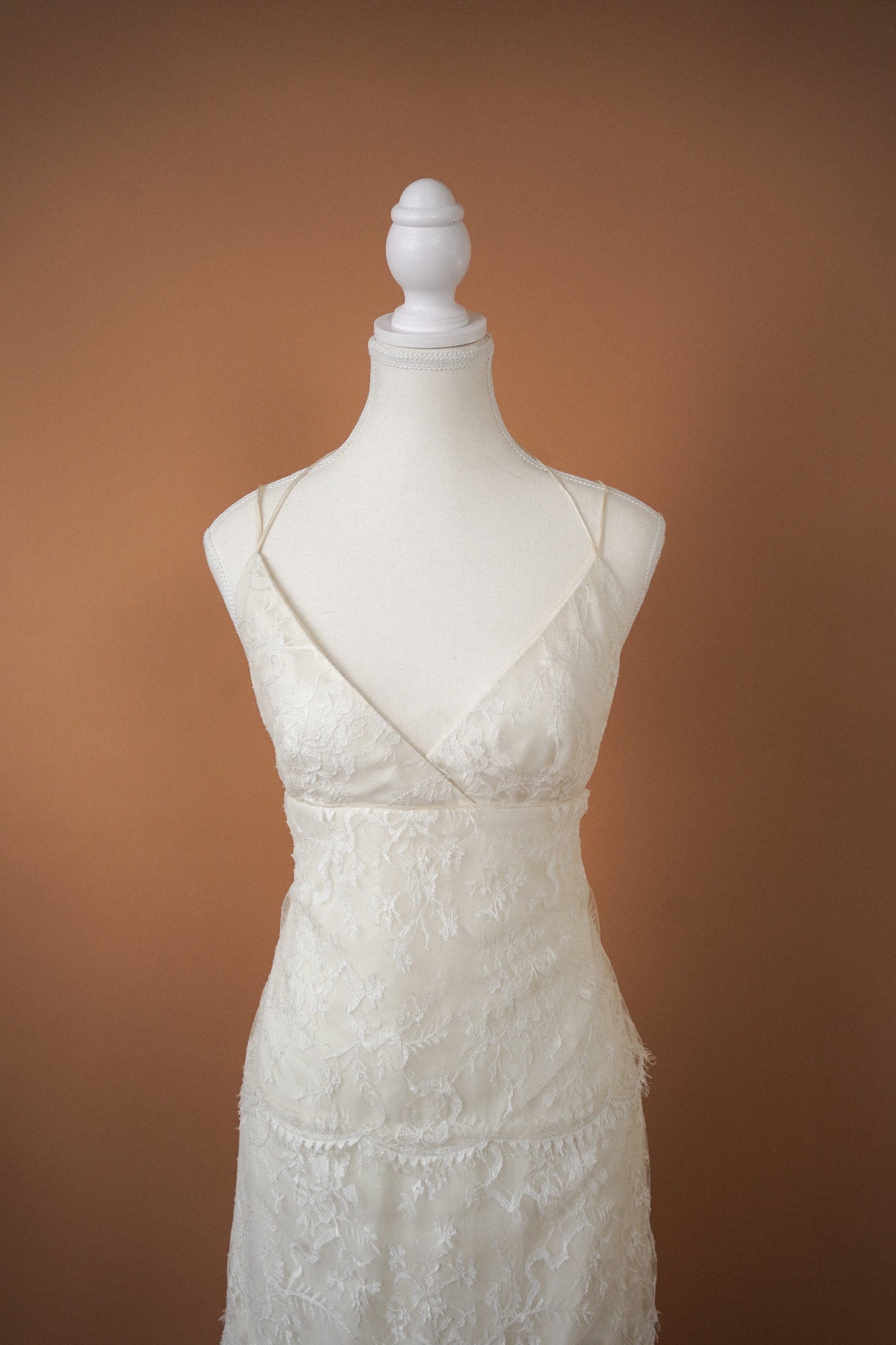 Blumarine Sposa Tiered Lace Gown (M-L)