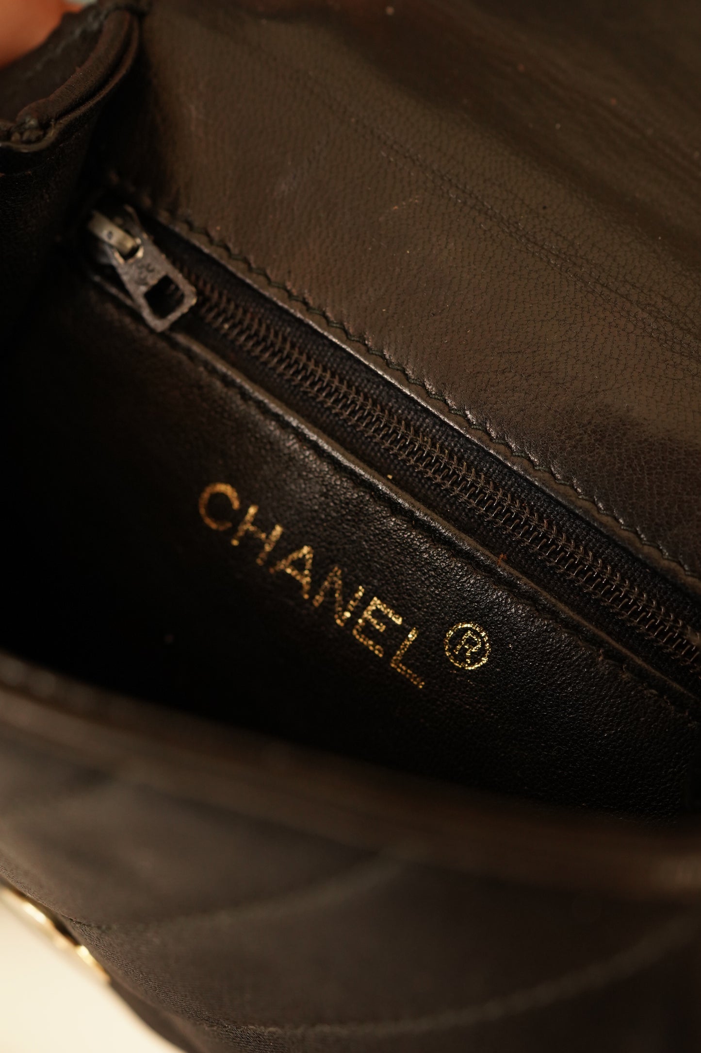 Vintage Chanel Satin Evening Bag
