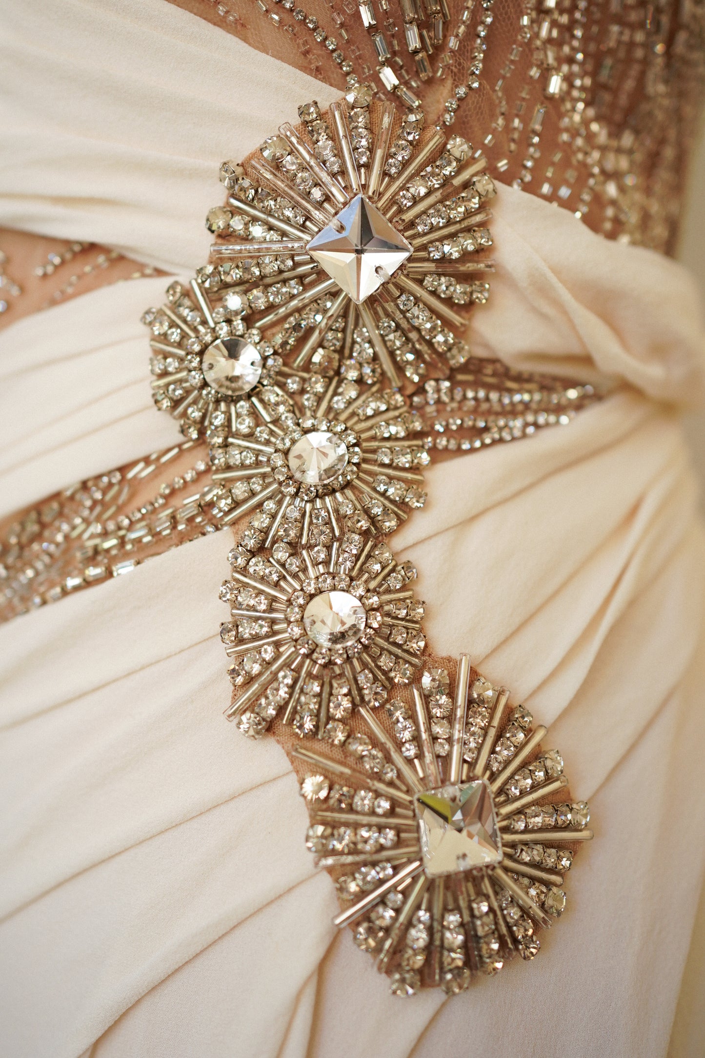 Versace Crystal One-Shoulder Gown - As seen on Naomi Campbell