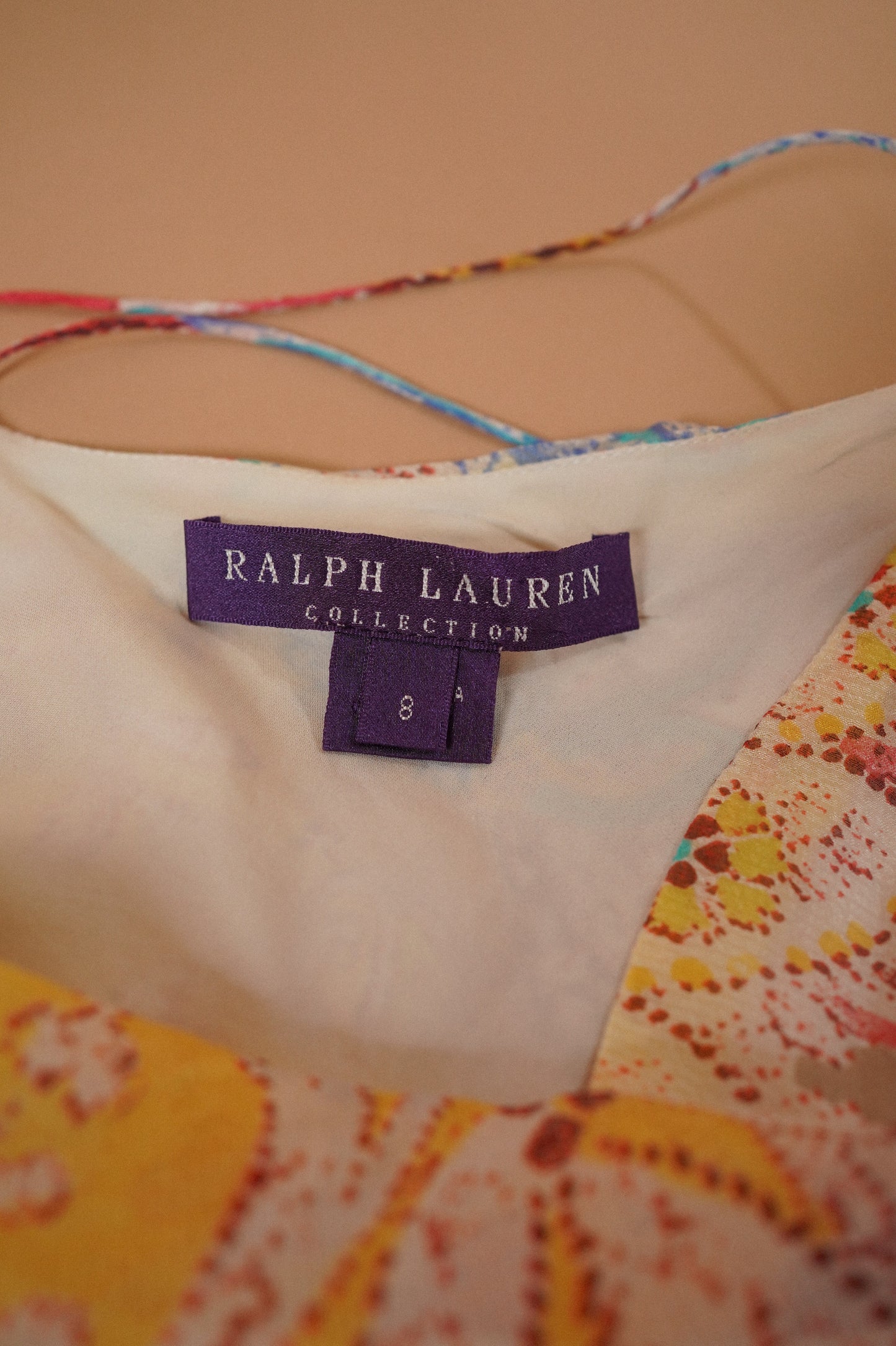 Resort 2008 Ralph Lauren Collection Silk Dress (M)