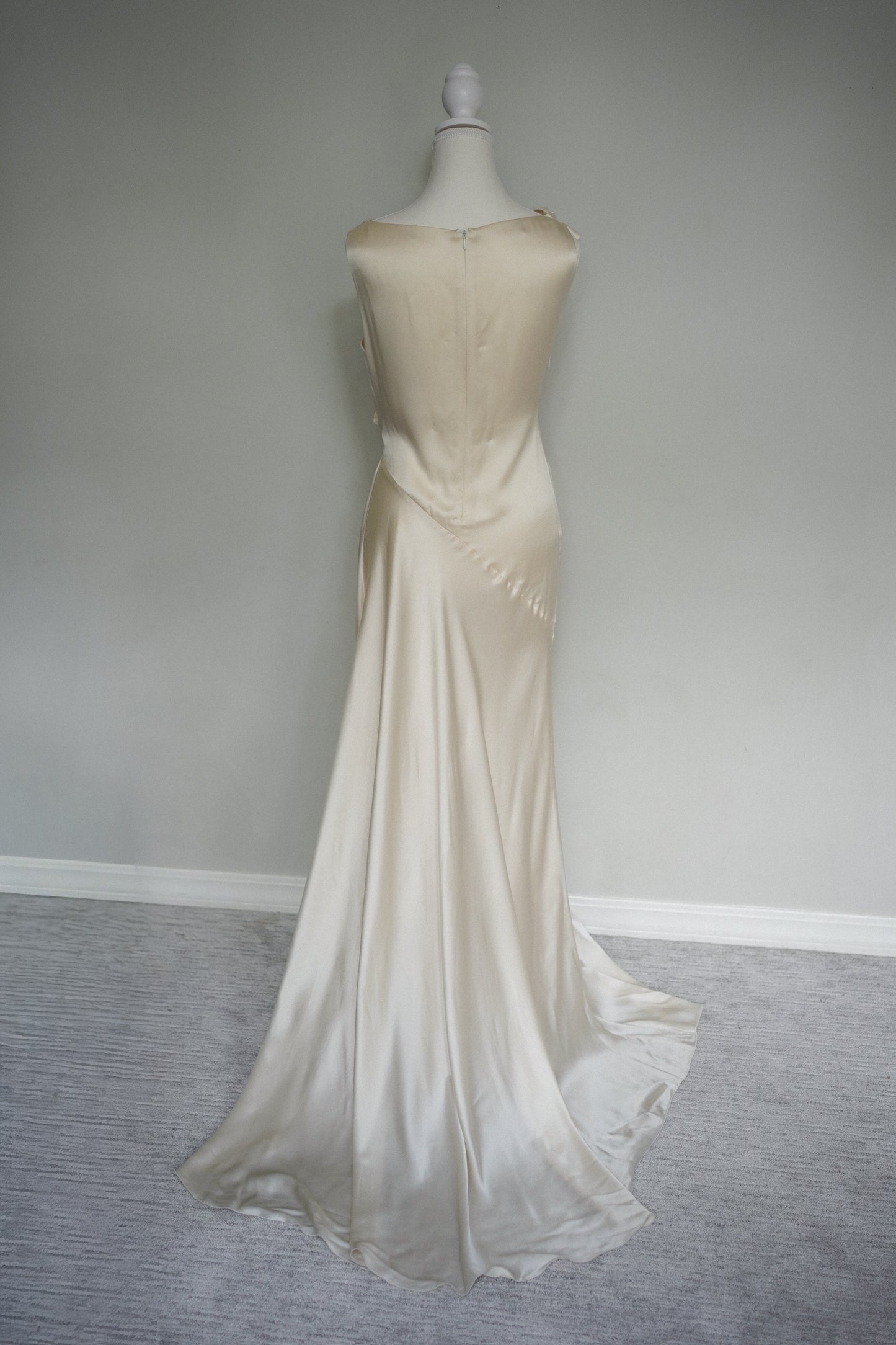 Vintage Valentino Silk Beaded Gown