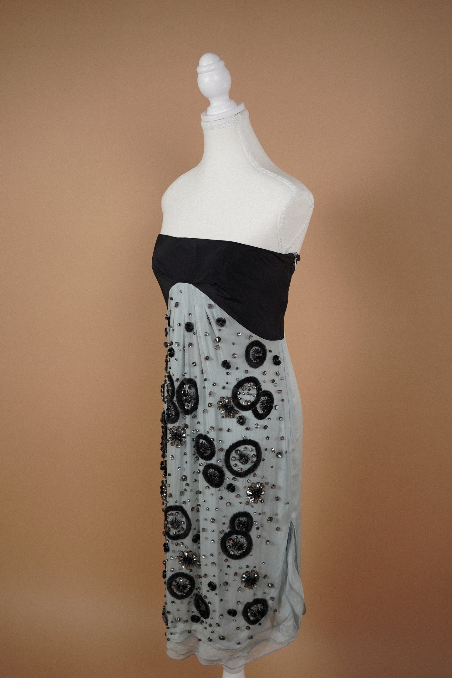 Valentino SS 2009 Blue Silk Runway Dress (M-L)