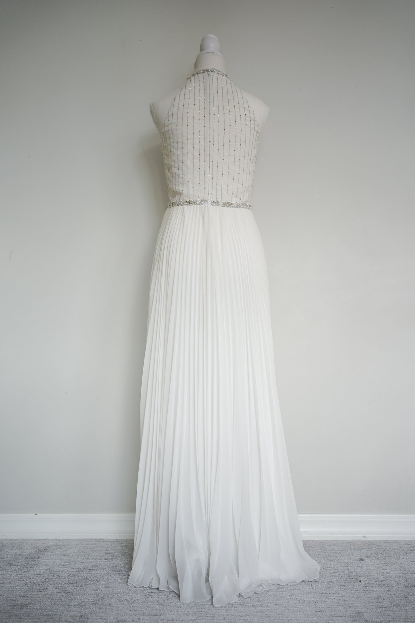 Escada Beaded Ivory Gown