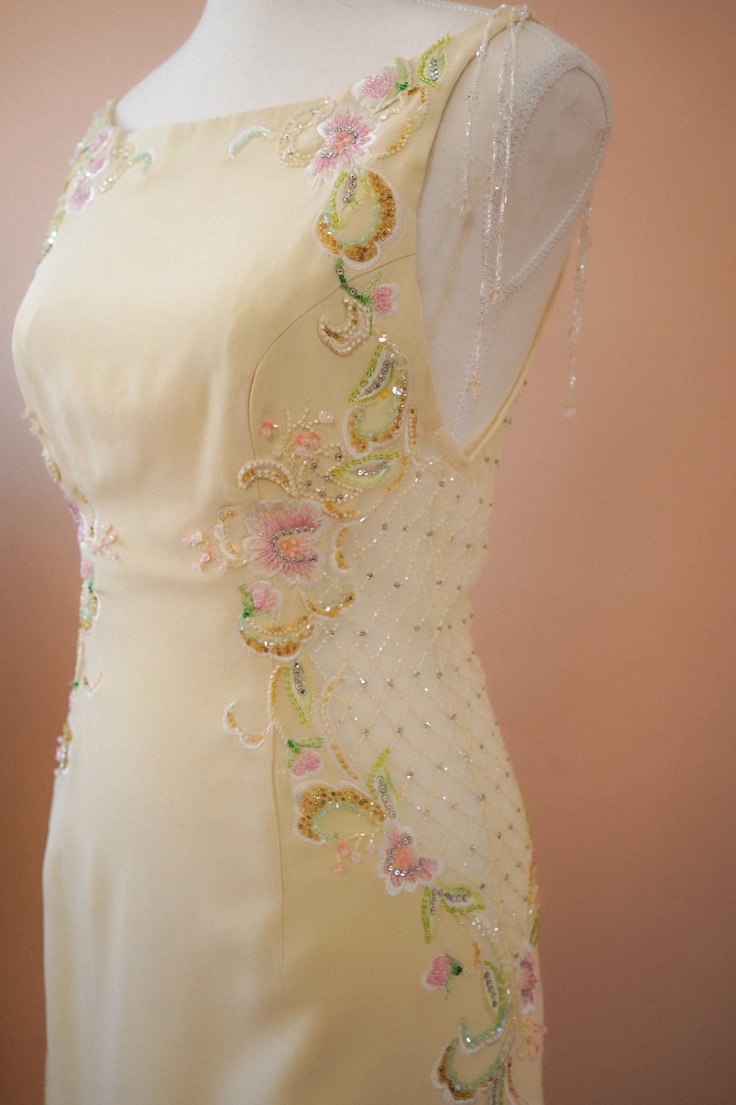 Stephen Yearick Butter Yellow Gown (S-M)
