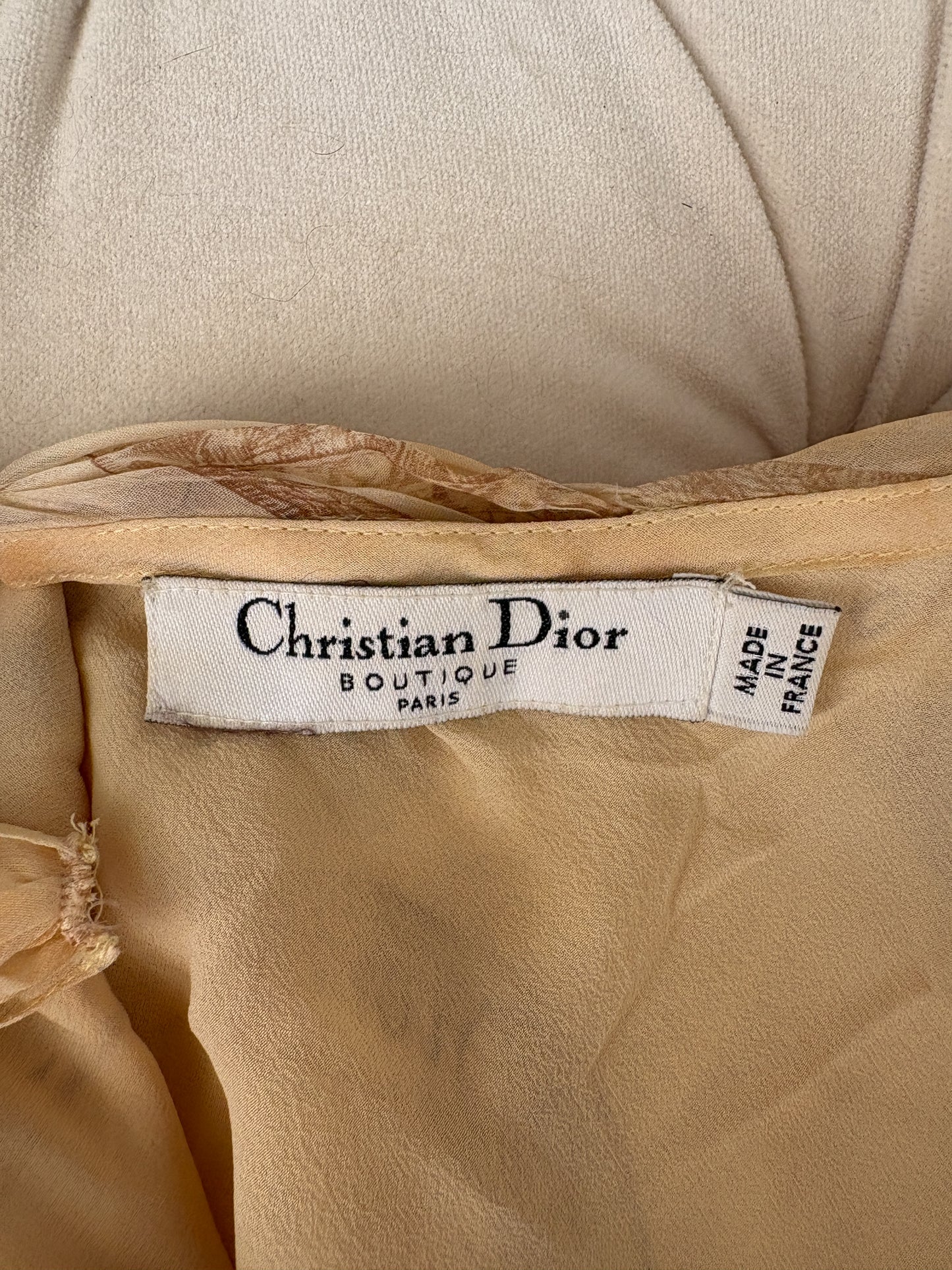 SS 2006 Christian Dior Dress - Runway Print