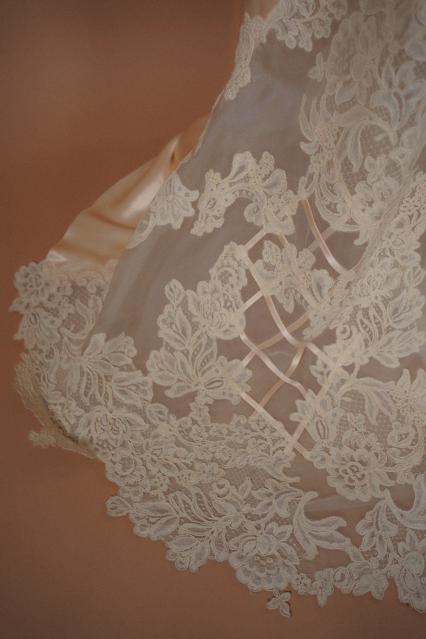 Vintage Vera Wang Strapless Wedding Gown