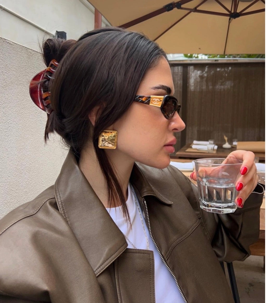 Vintage Chanel Tortoiseshell Sunglasses