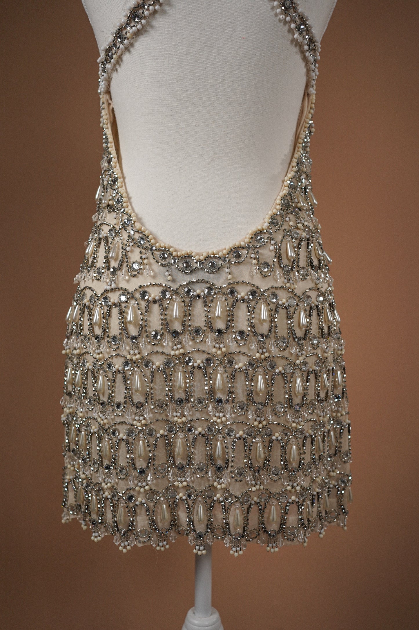 Jenny Packham Crystal Mini Dress