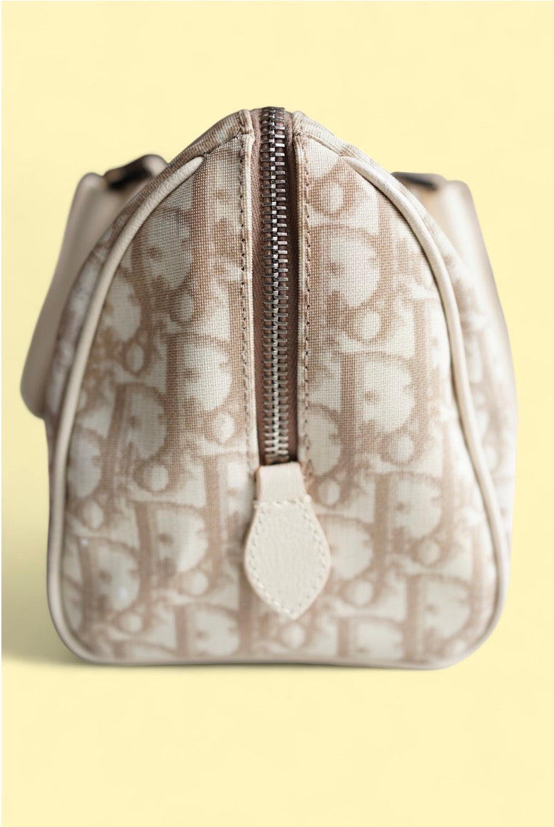 Vintage Dior Embroidered Boston Bag