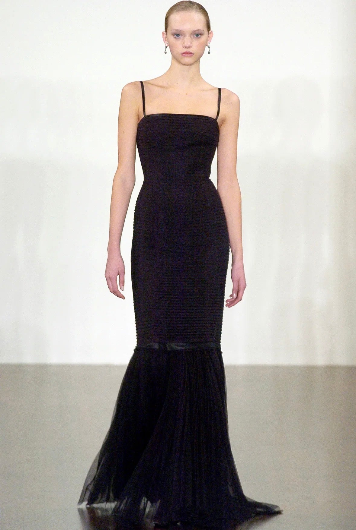 Fall 2005 Runway Ralph Lauren Collection Beaded Ivory Gown (S)