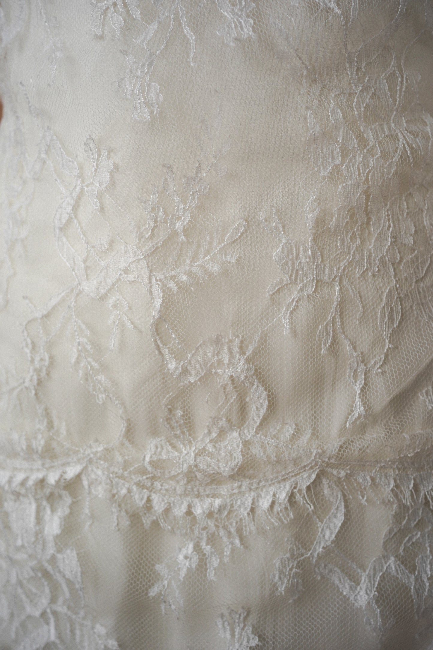 Blumarine Sposa Tiered Lace Gown (M-L)