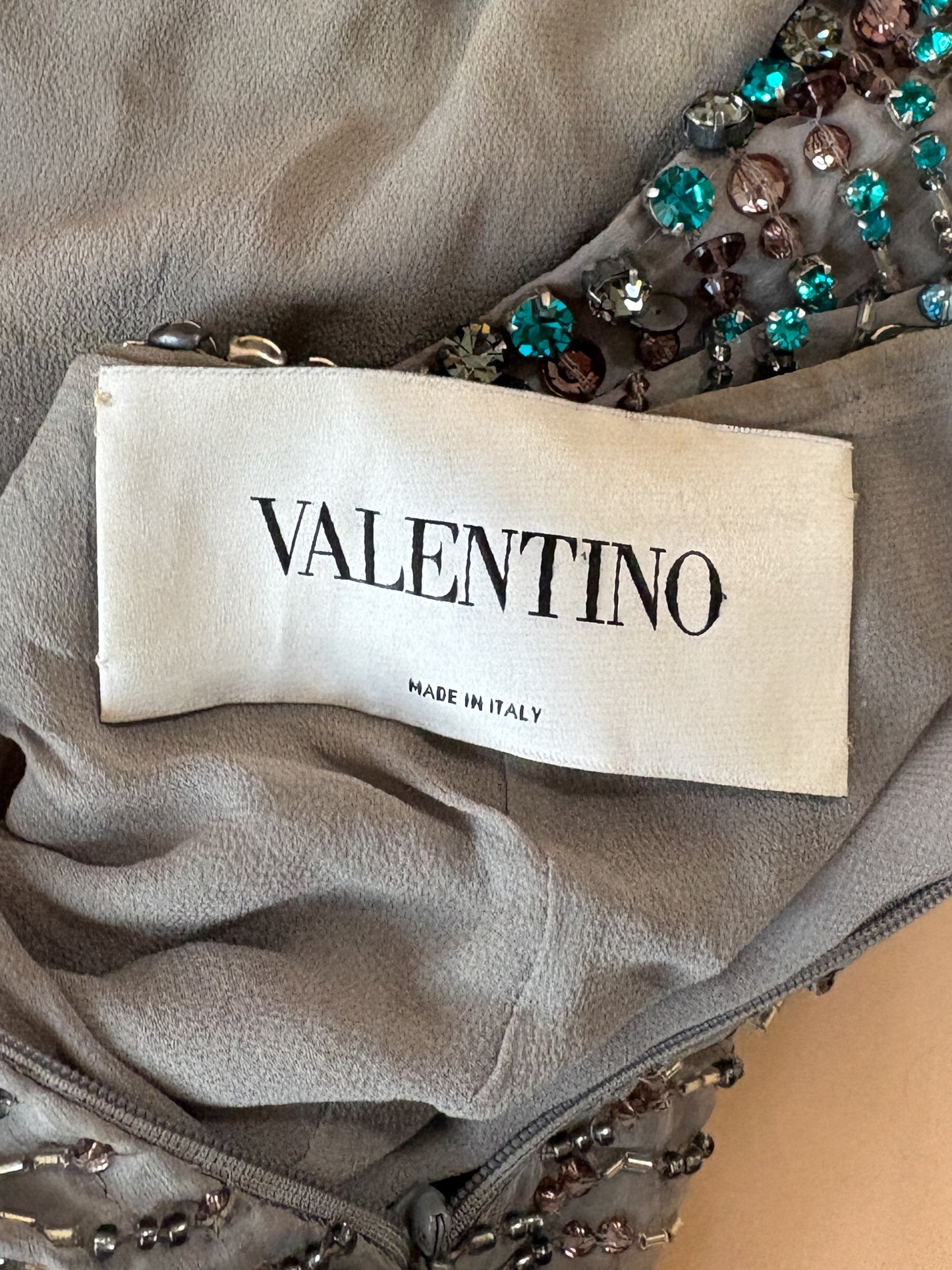 Valentino Beaded Crystal Gown (M)