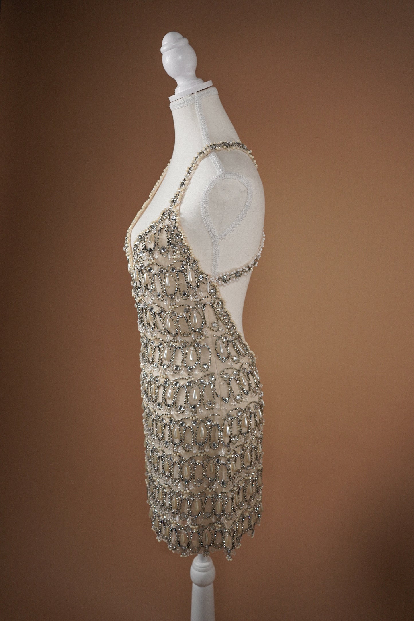 Jenny Packham Crystal Mini Dress