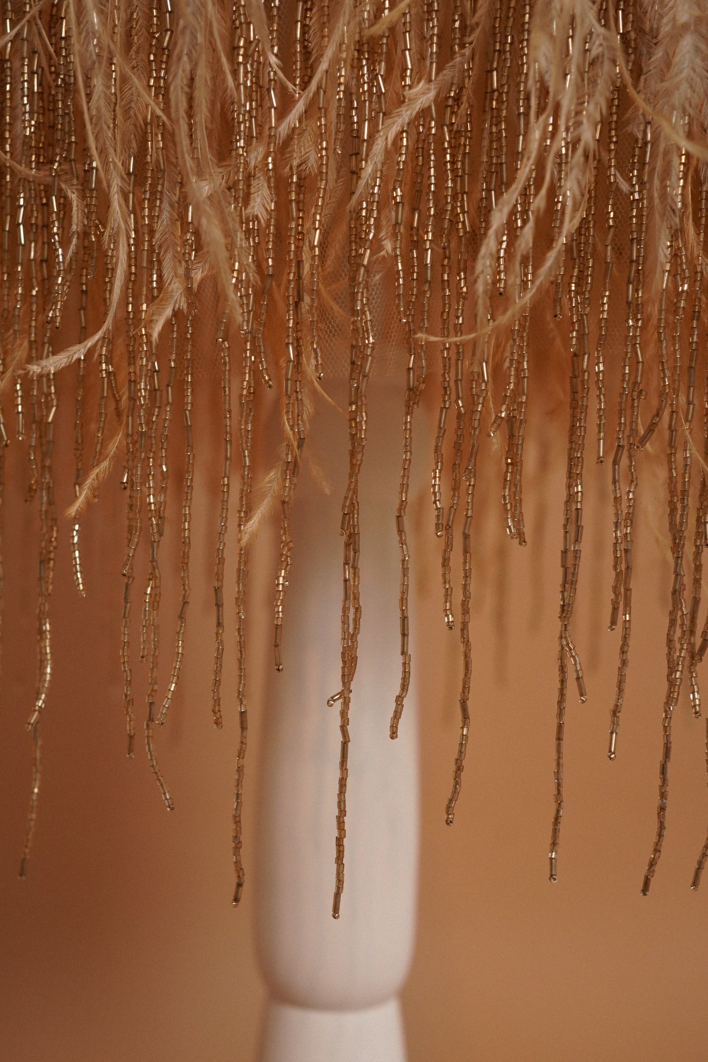 Roberto Cavalli Beaded Feather Dress (M-L)