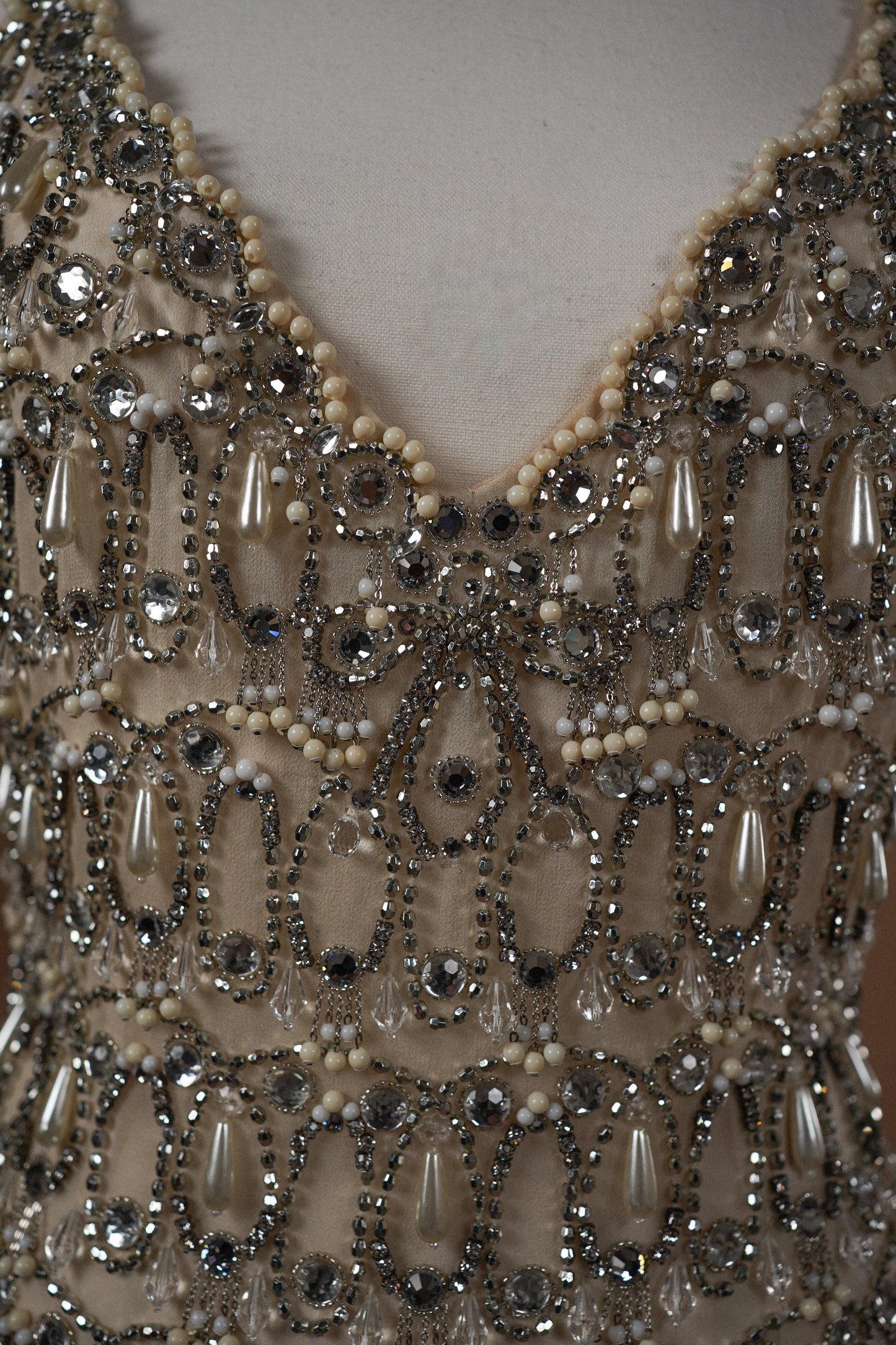 Jenny Packham Crystal Mini Dress