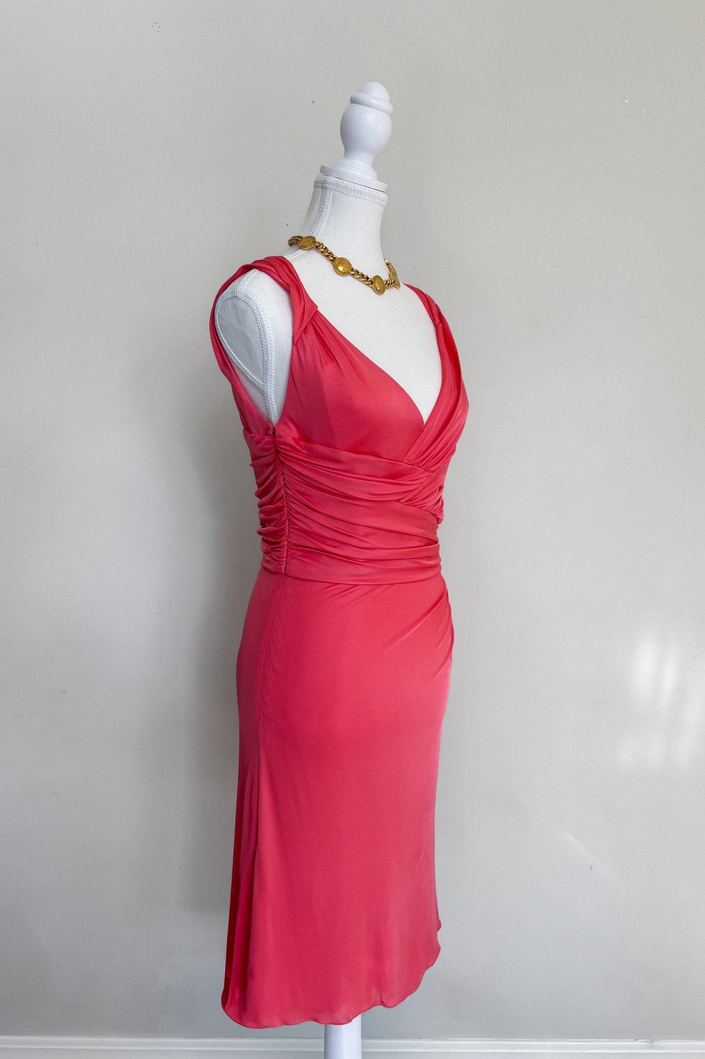 Versace Coral Dress